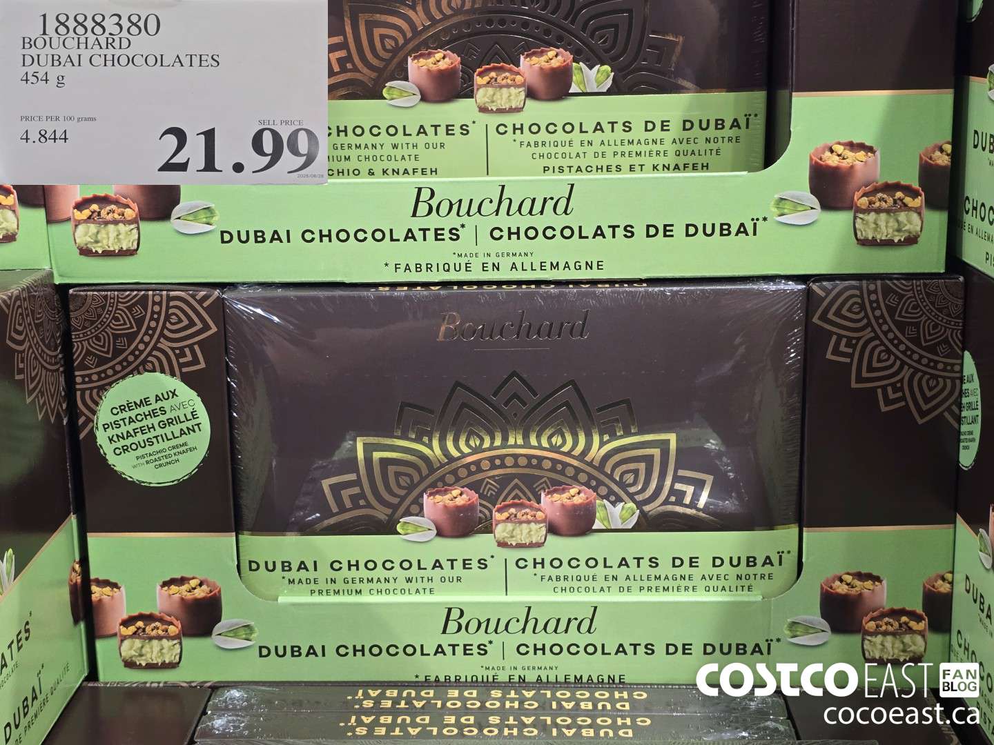 1888380 BOUCHAR DUBAI CHOCOLATES 454 g $21.99