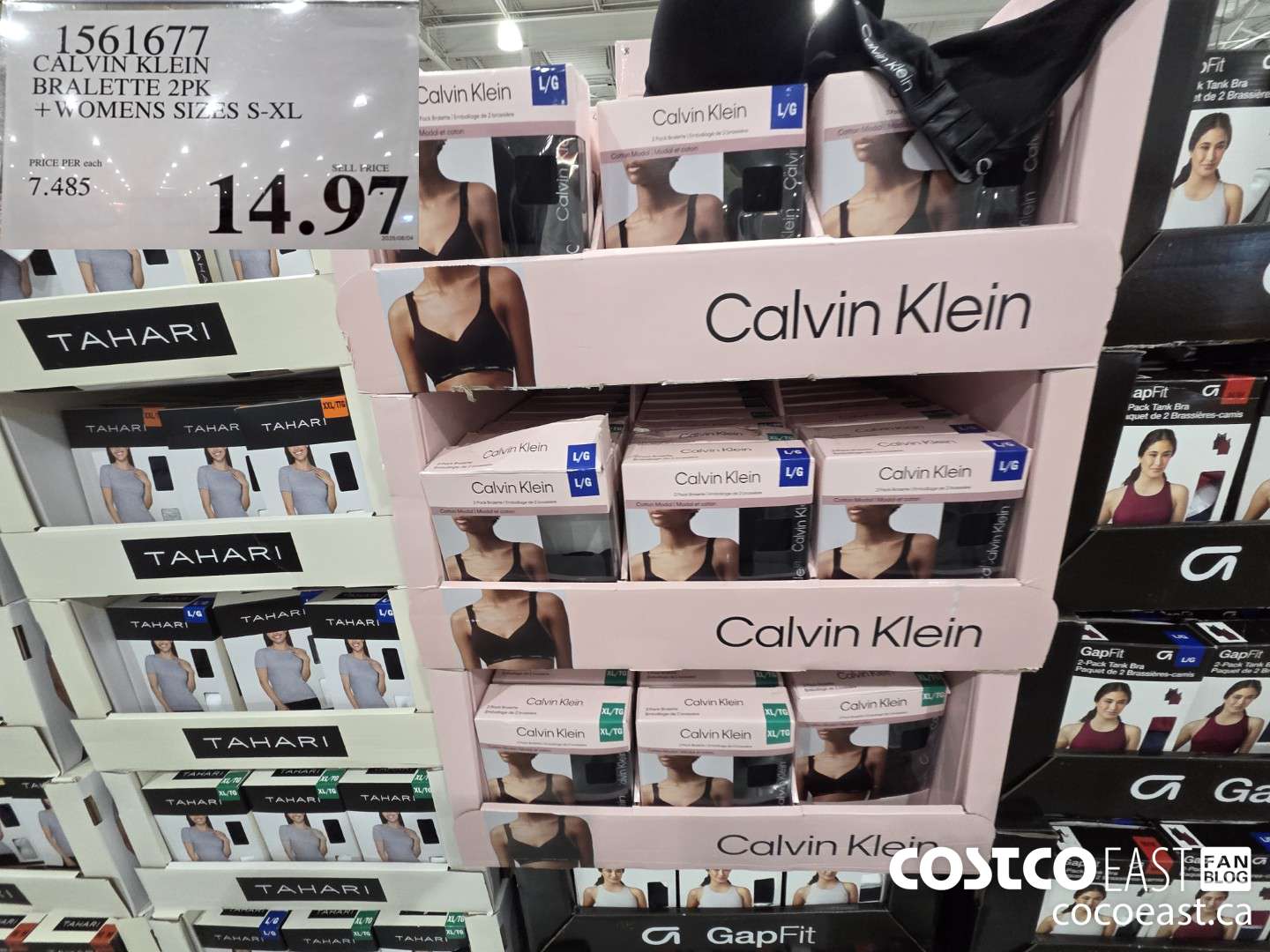 1561677 CALVIN KLEIN BRALETTE 2PK WOMENS SIZES S-XL $14.97