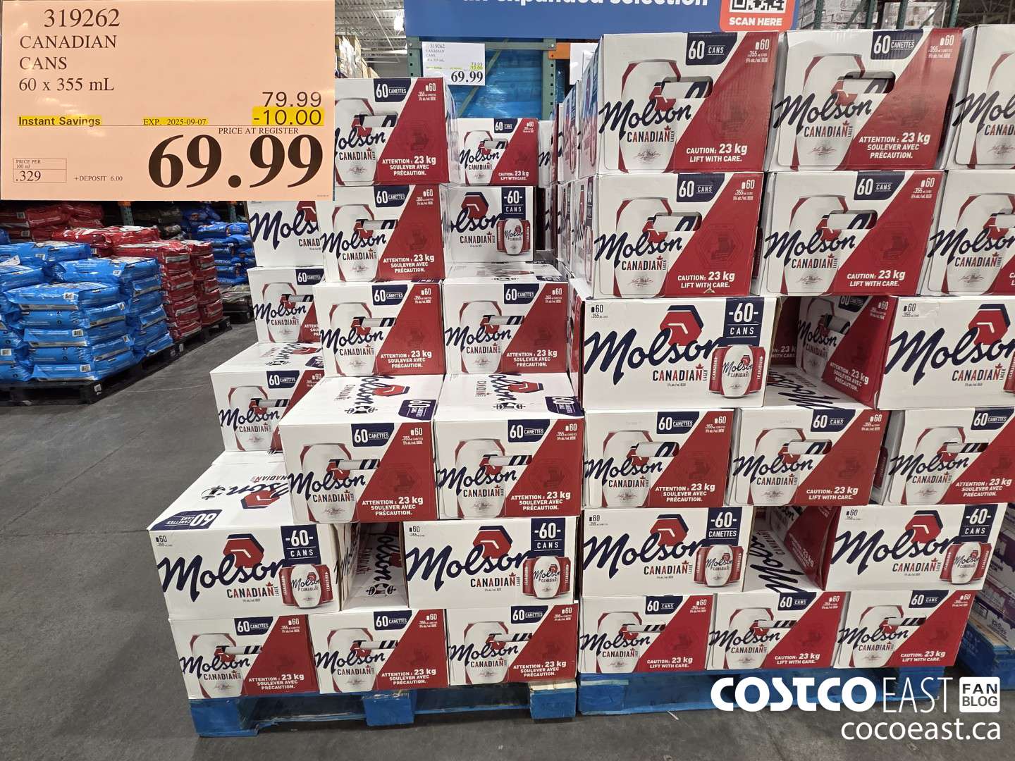 319262 CANADIAN CANS 60 x 355 mL ($10.00 INSTANT SAVINGS EXPIRES ON 2025-09-07) $69.99