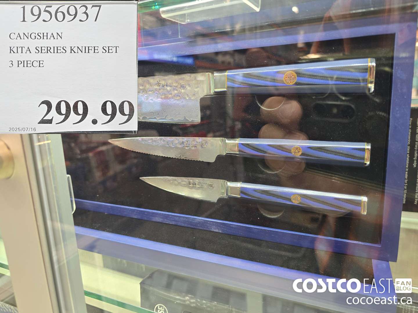 1956937 CANGSHAN KITA SERIES KNIFE SET 3 PIECE $299.99