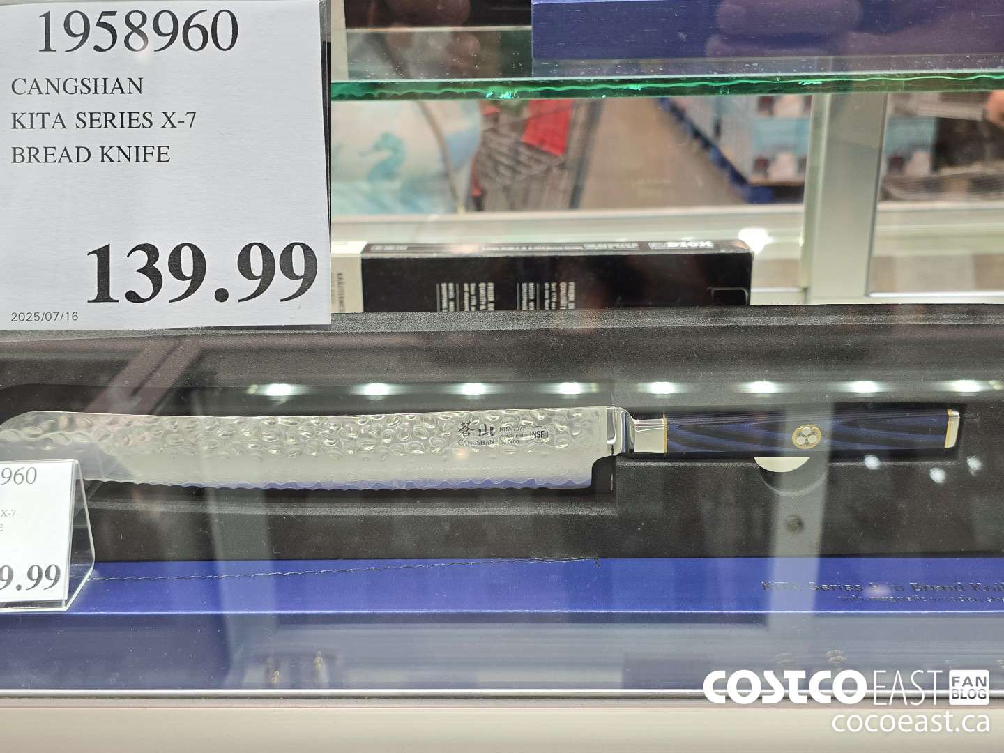 1958960 CANGSHAN KITA SERIES X-7 BREAD KNIFE $139.99