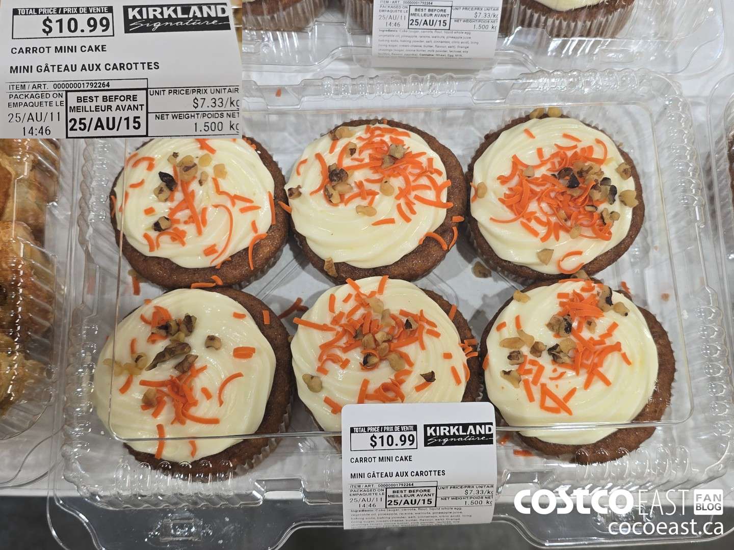 1792264 CARROT MINI CAKE $10.99