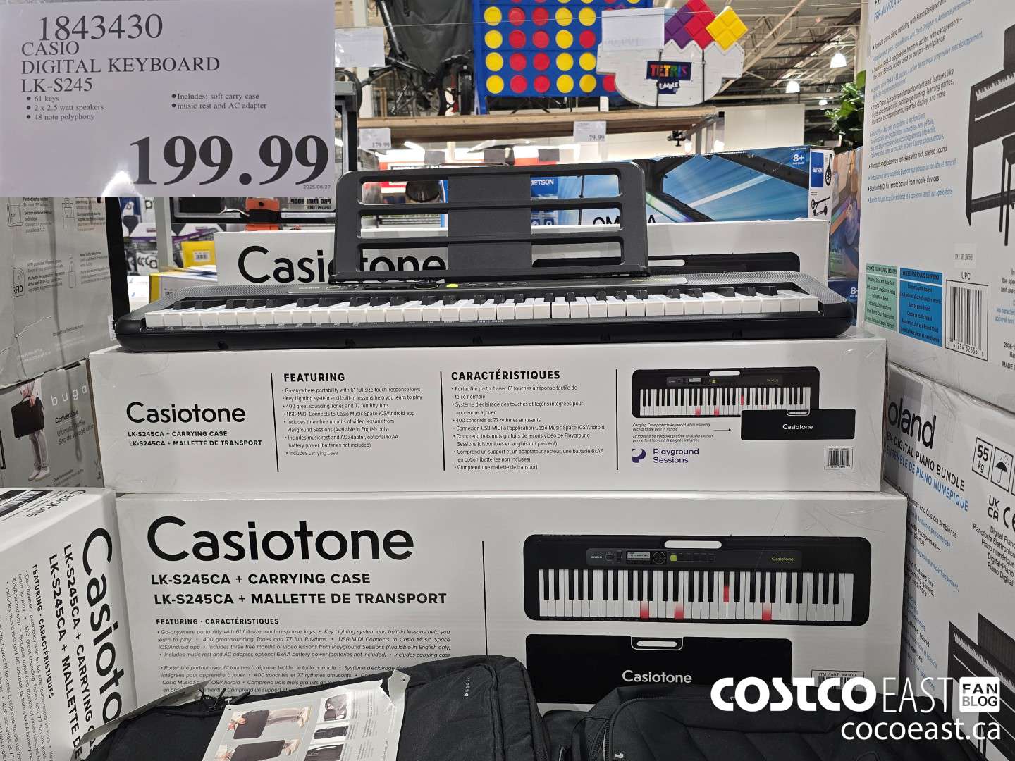 1843430 CASIO DIGITAL KEYBOARD LK-S245 $199.99