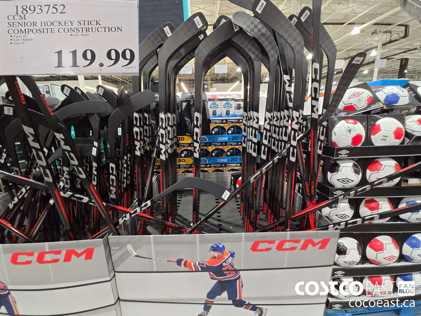 1893752 CCM SENIOR HOCKEY STICK COMPOSITE CONSTRUCTION $119.99