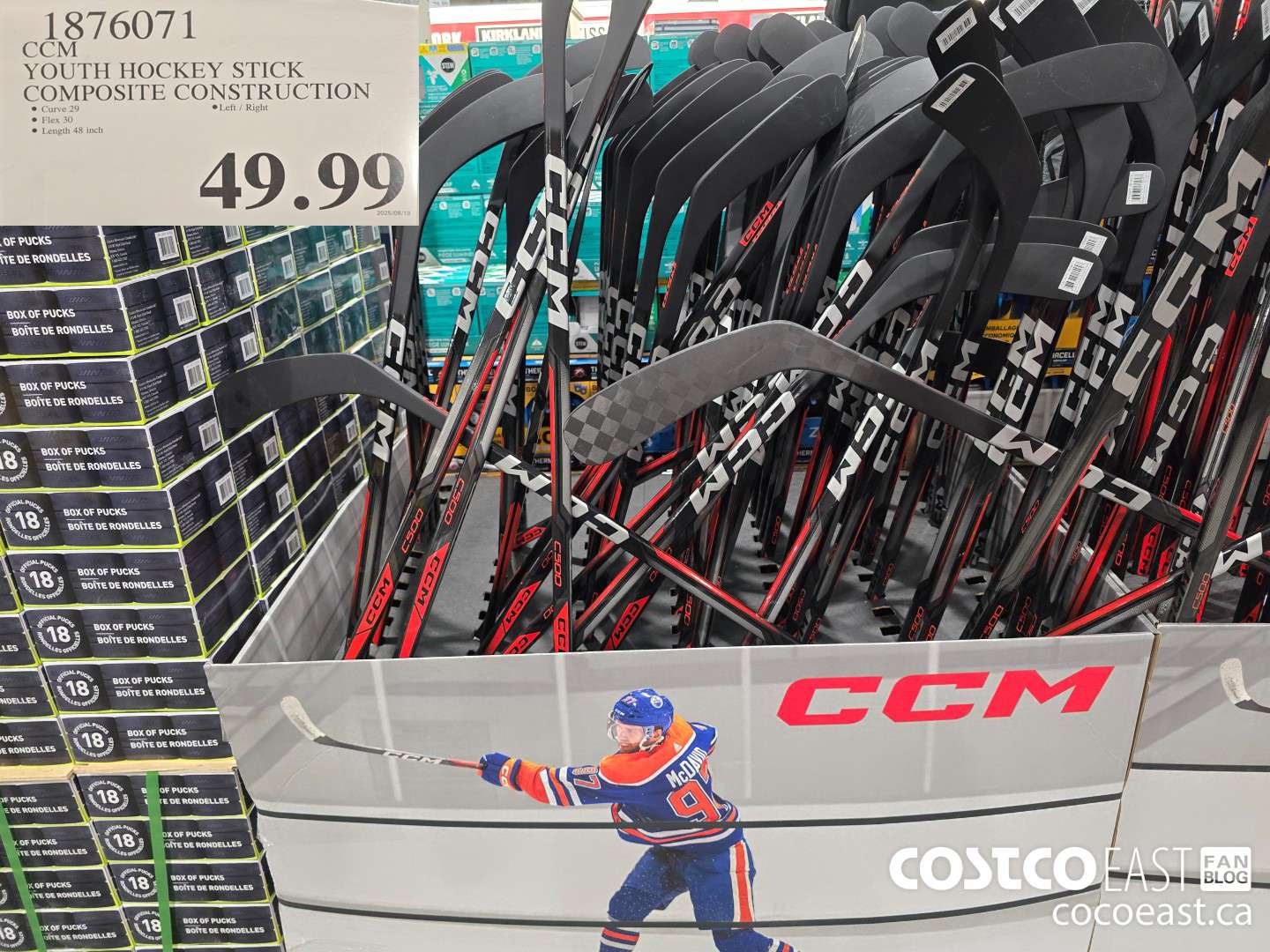 1876071 CCM YOUTH HOCKEY STICK COMPOSITE CONSTRUCTION $49.99
