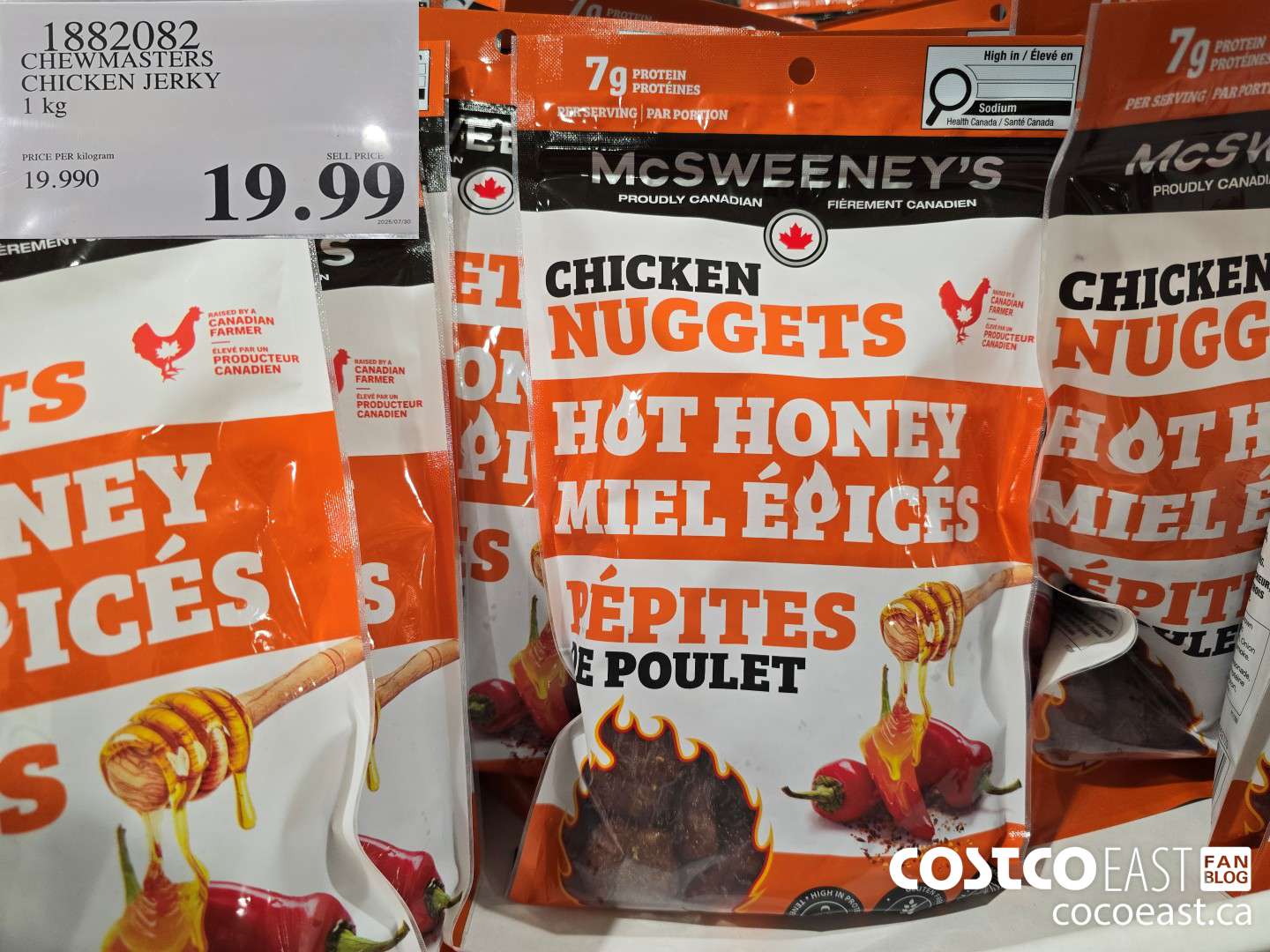 1882082 CHEWMASTERS CHICKEN JERKY 2.2 kg $19.99