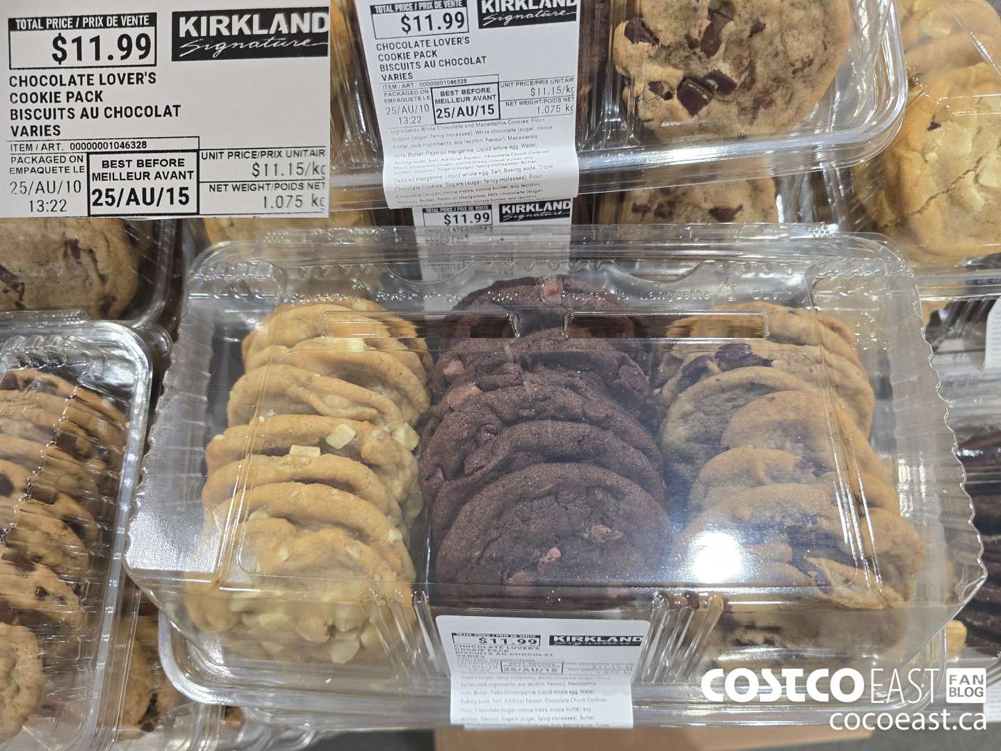 1046328 CHOCOLATE LOVER'S COOKIE PACK $11.99