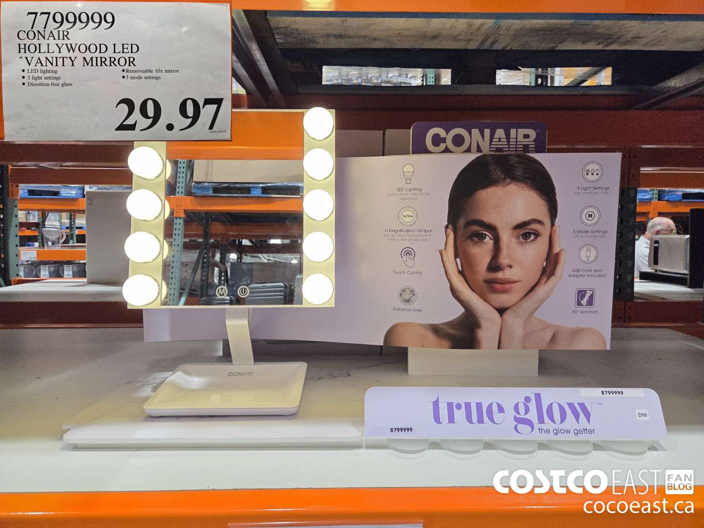 7799999 CONAIR HOLLYWOOD LED VANITY MIRROR $29.97