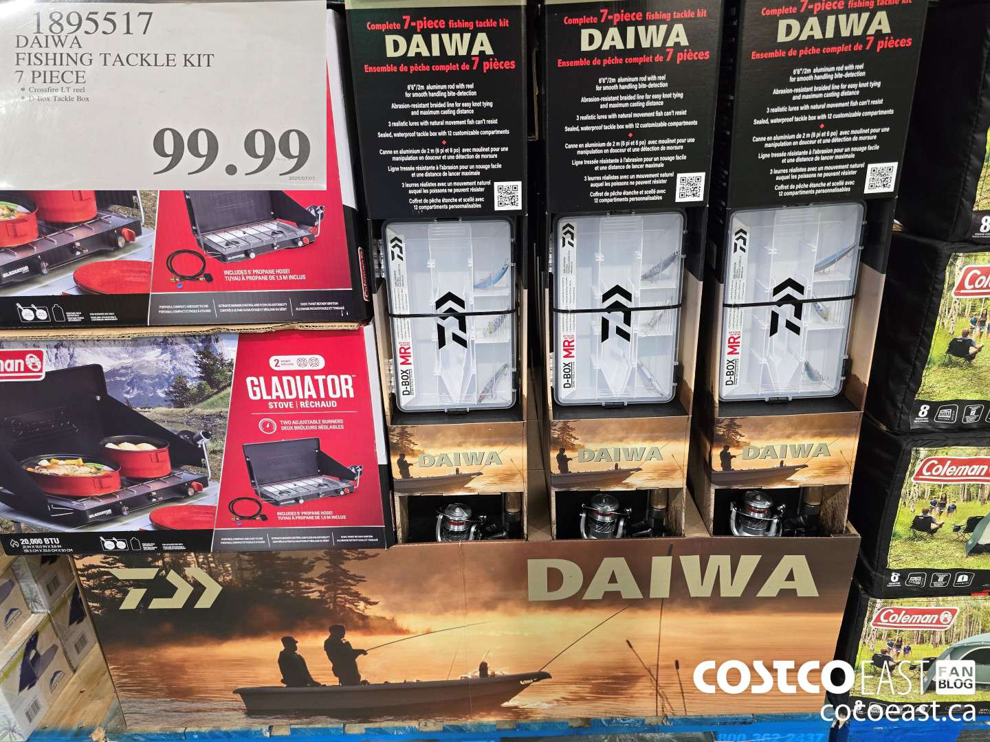 1895517 DAIWA FISHING TACKLE KIT 7 PIECE $99.99