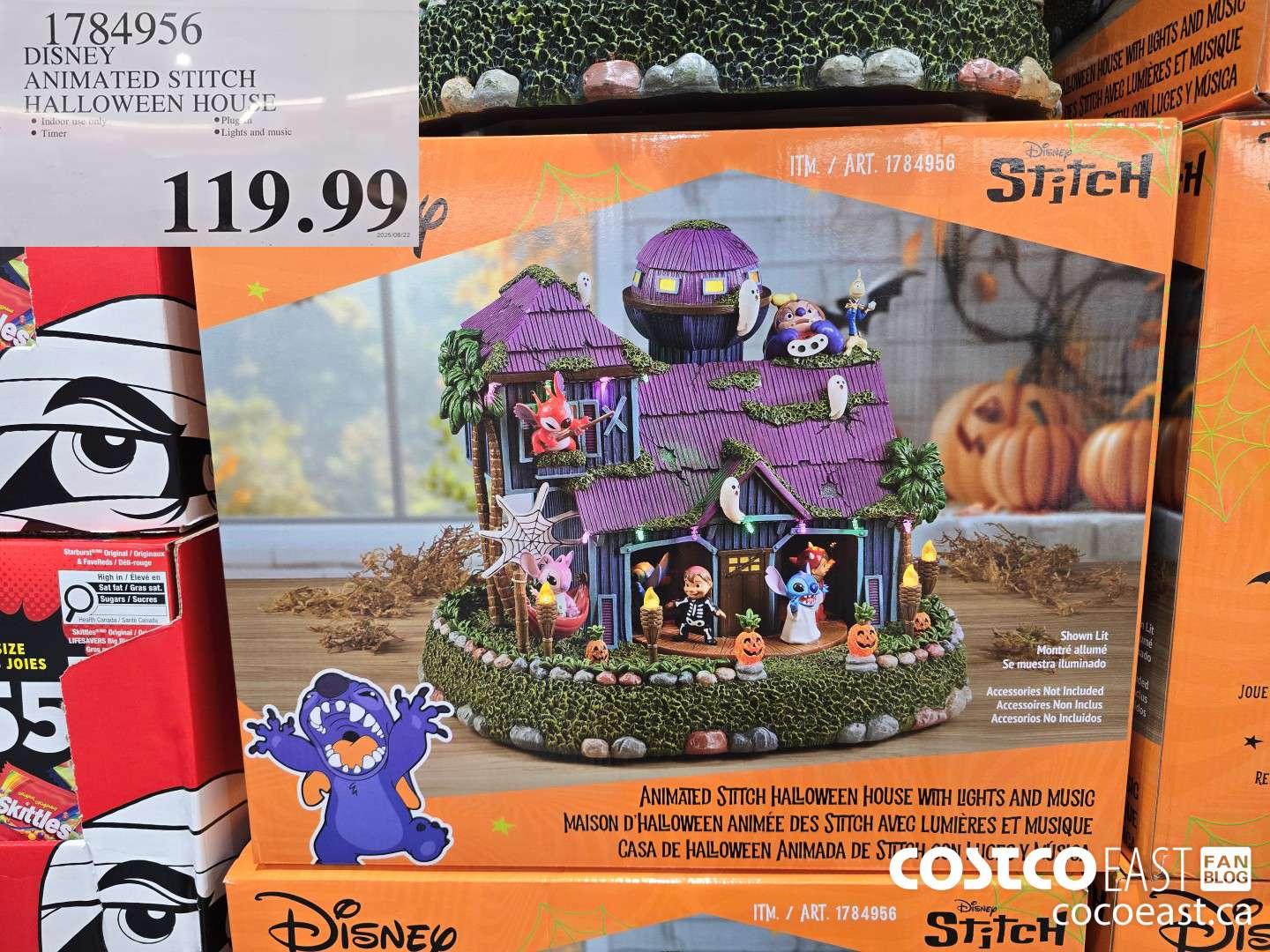 1784956 DISNEY ANIMATED STITCH HALLOWEEN HOUSE  $119.99