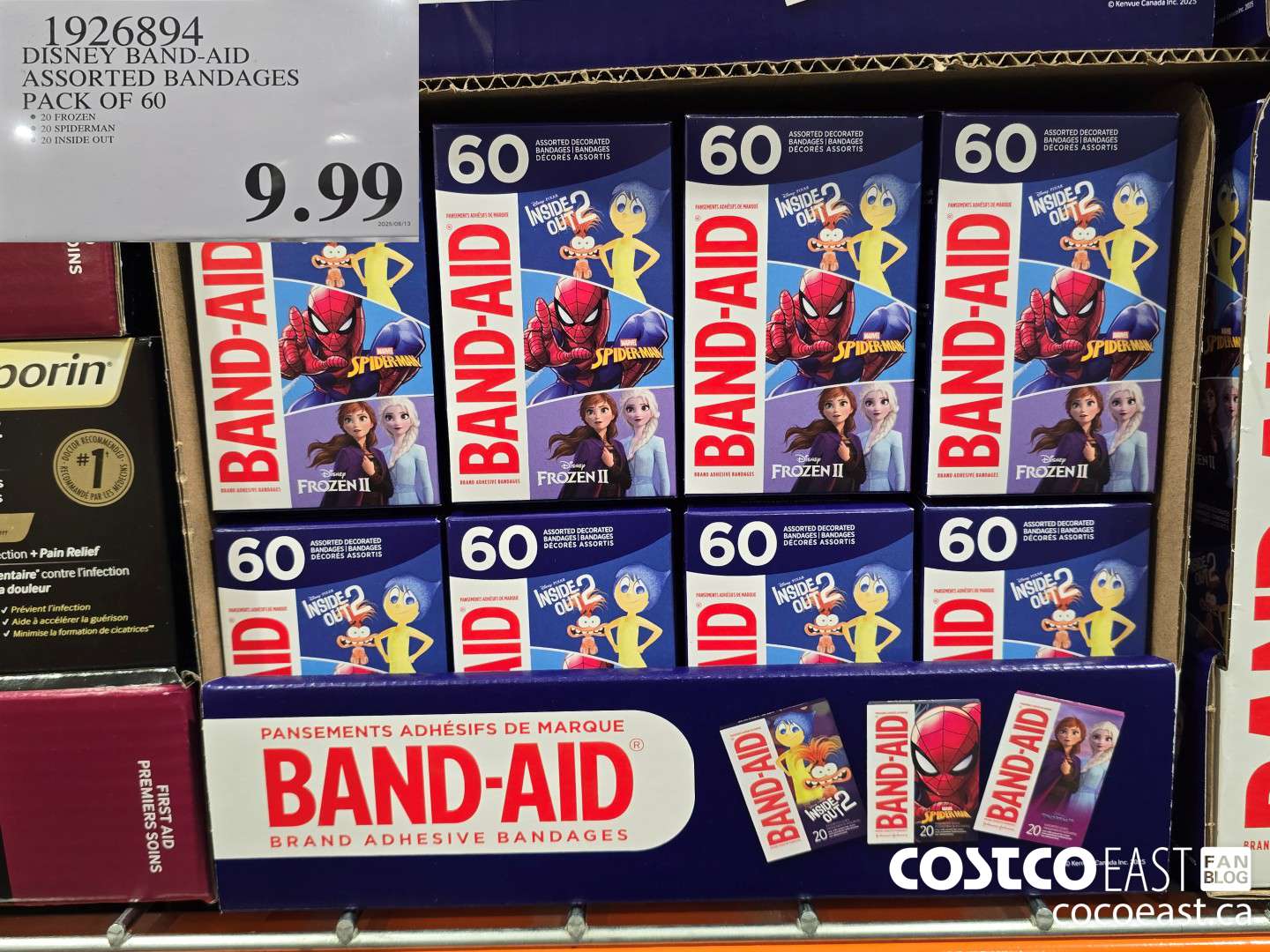 1926894 DISNEY BAND-AID ASSORTED BANDAGES PACK OF 60 $9.99