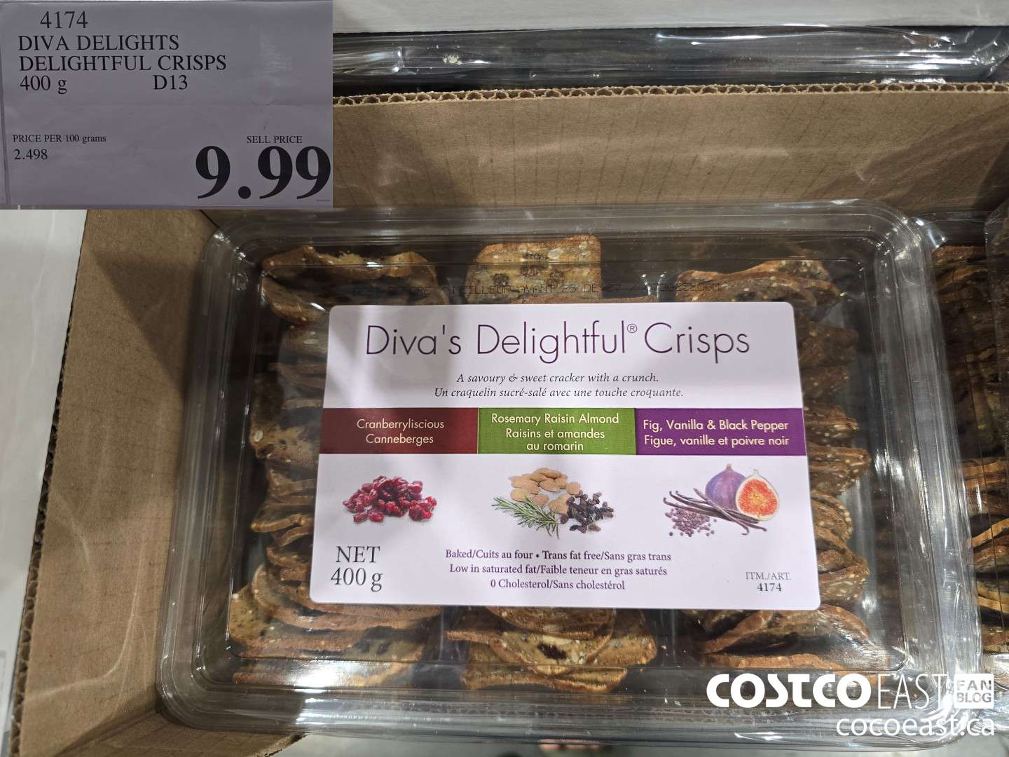 4174 DIVA DELIGHTS DELIGHTFUL CRISPS 400 G $9.99