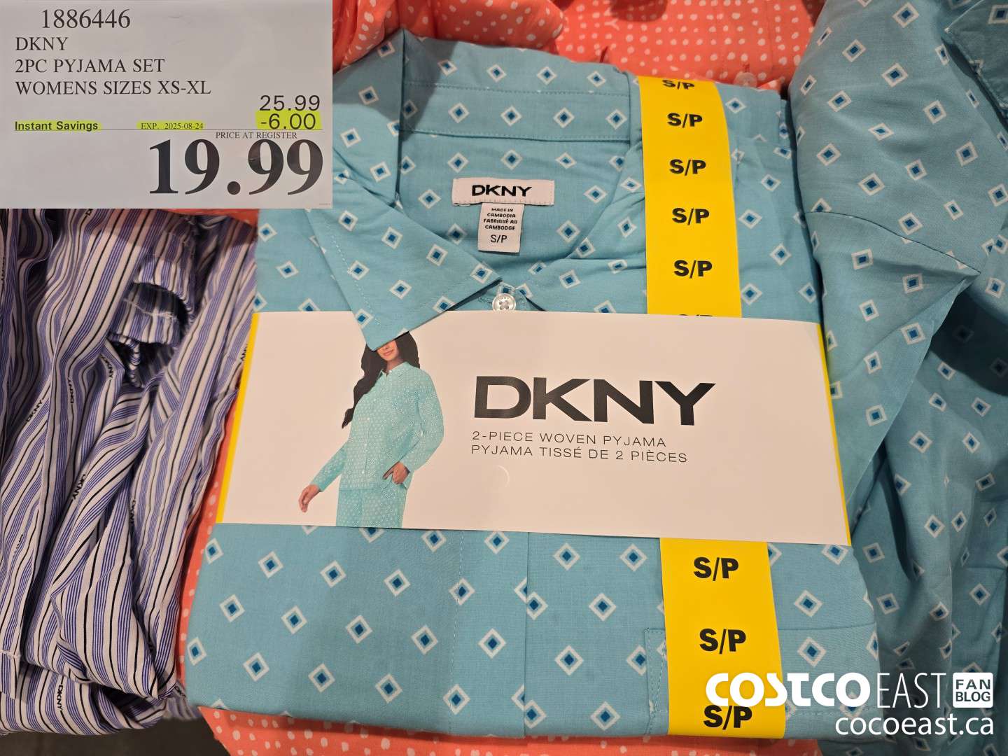 1886446 DKNY PYJAMA SET WOMENS SIZES XS-XL ($6.00 INSTANT SAVINGS EXPIRES ON 2025-08-24) $19.99