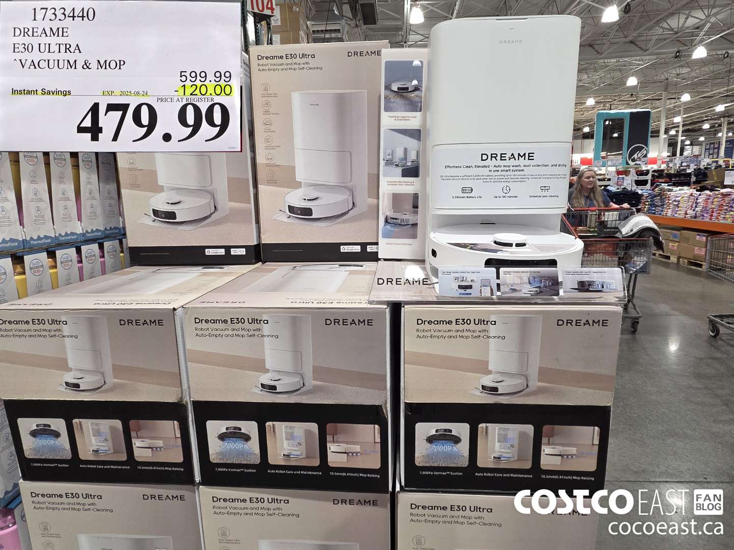 1733440 DREAME E30 ULTRA VACUUM & MOP ($120.00 INSTANT SAVINGS EXPIRES ON 2025-08-24) $479.99