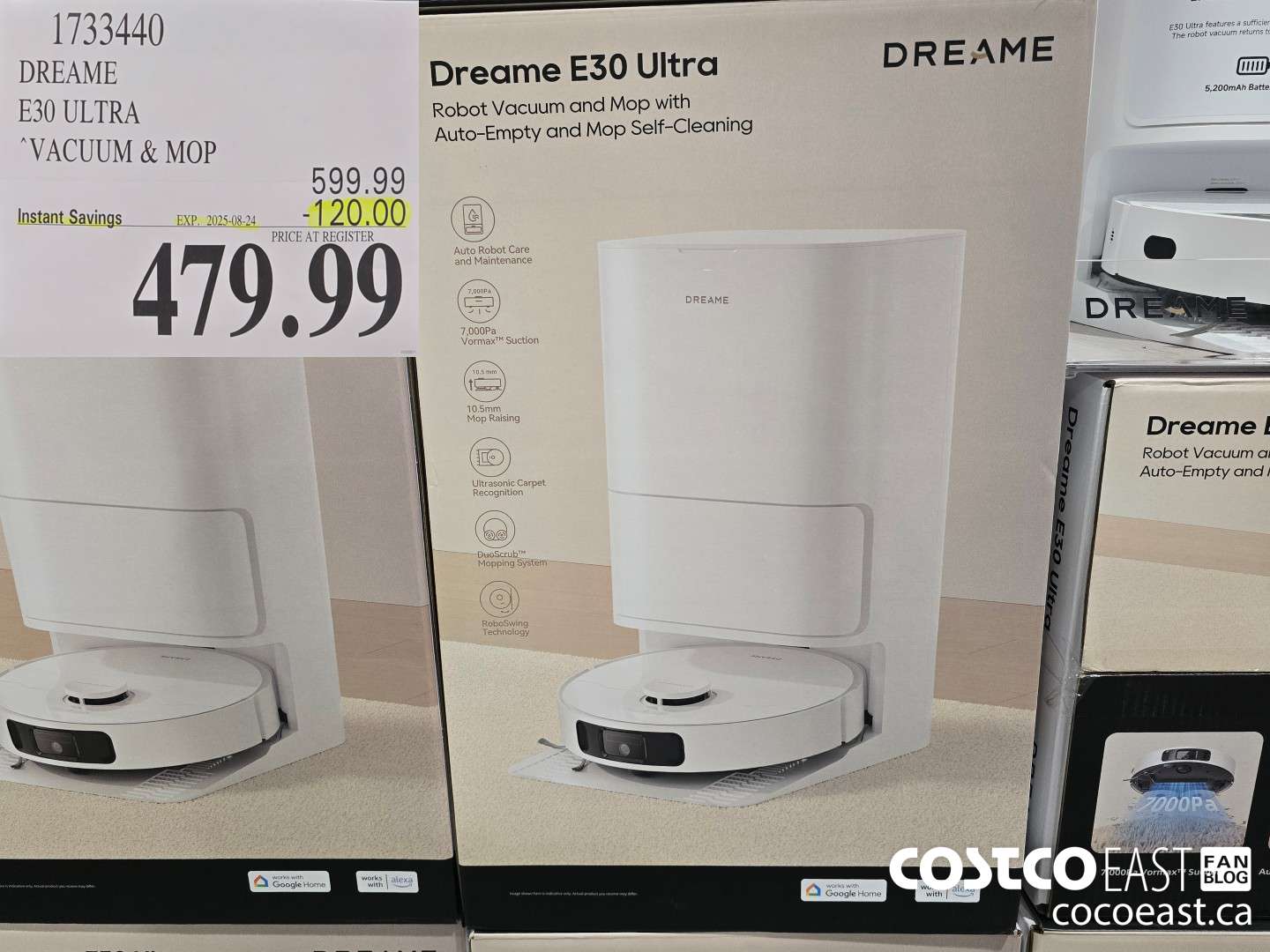 1733440 DREAME E30 ULTRA VACUUM & MOP ($120.00 INSTANT SAVINGS EXPIRES ON 2025-08-24) $479.99