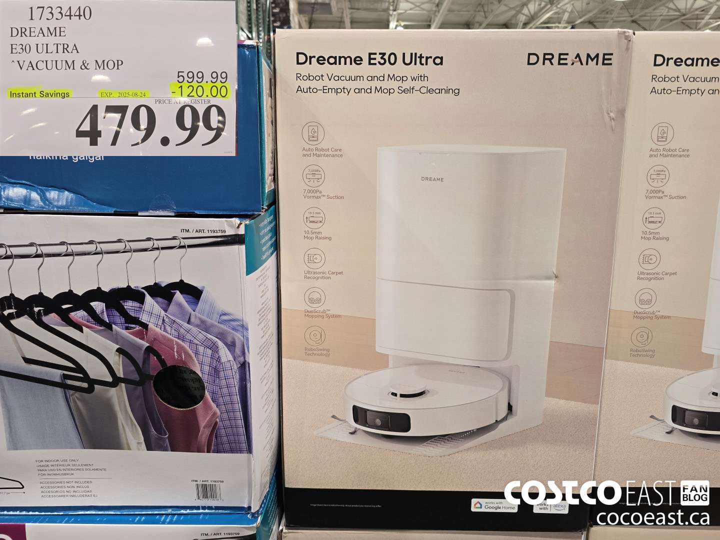 1733440 DREAME E30 ULTRA VACUUM & MOP ($120.00 INSTANT SAVINGS EXPIRES ON 2025-08-24) $479.99