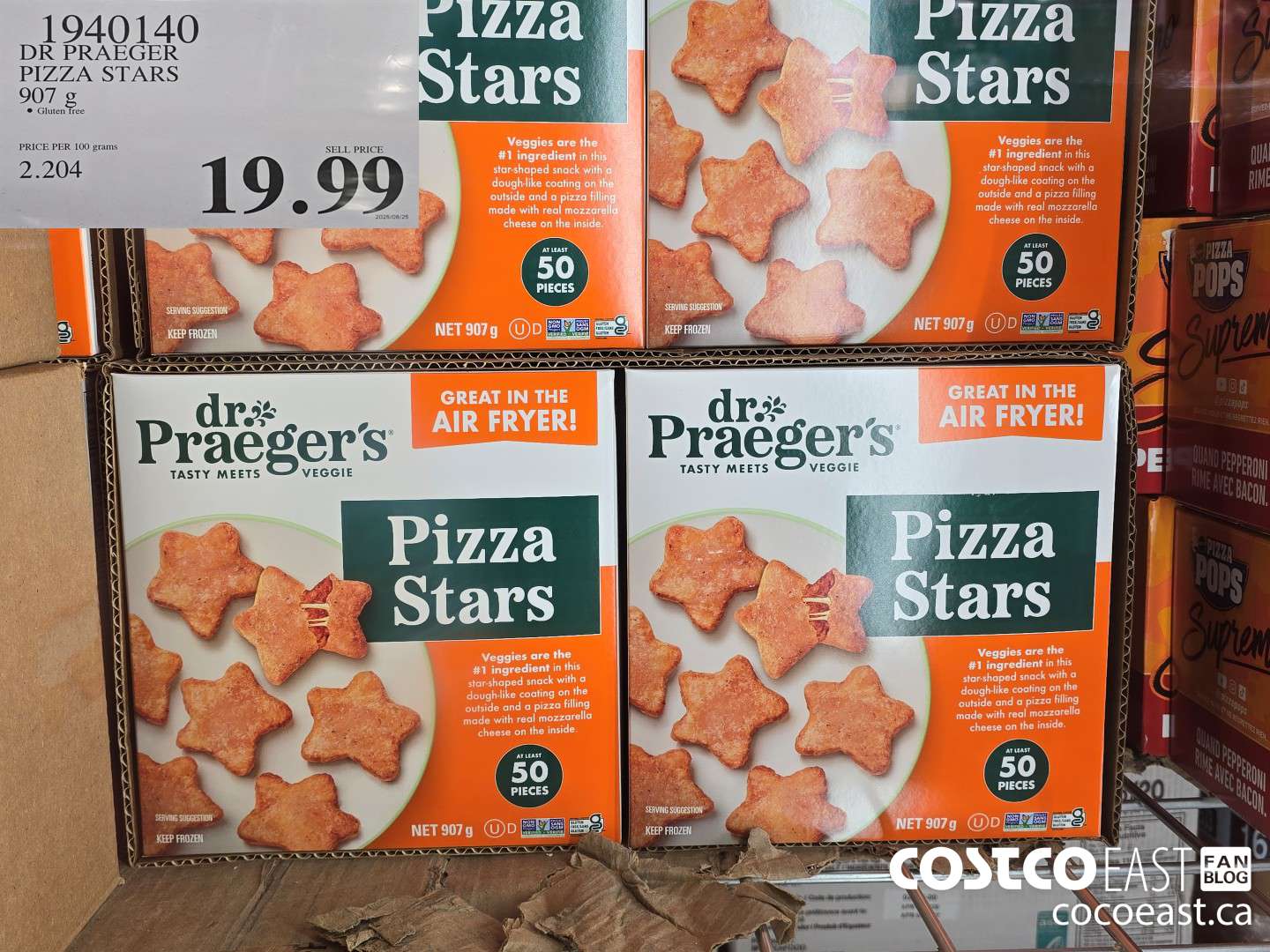 1940140 DR PRAEGER PIZZA STARS 907 G $19.99