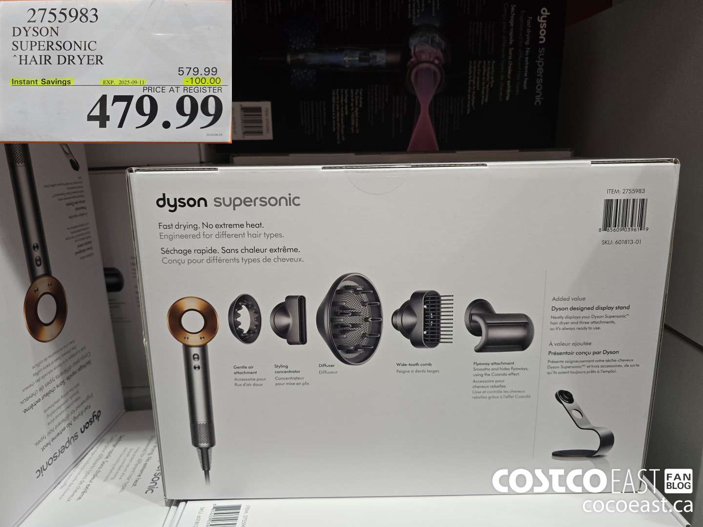 2755983 DYSON SUPERSONIC HAIR DRYER ($100.00 INSTANT SAVINGS EXPIRES ON 2025-09-11) $479.99