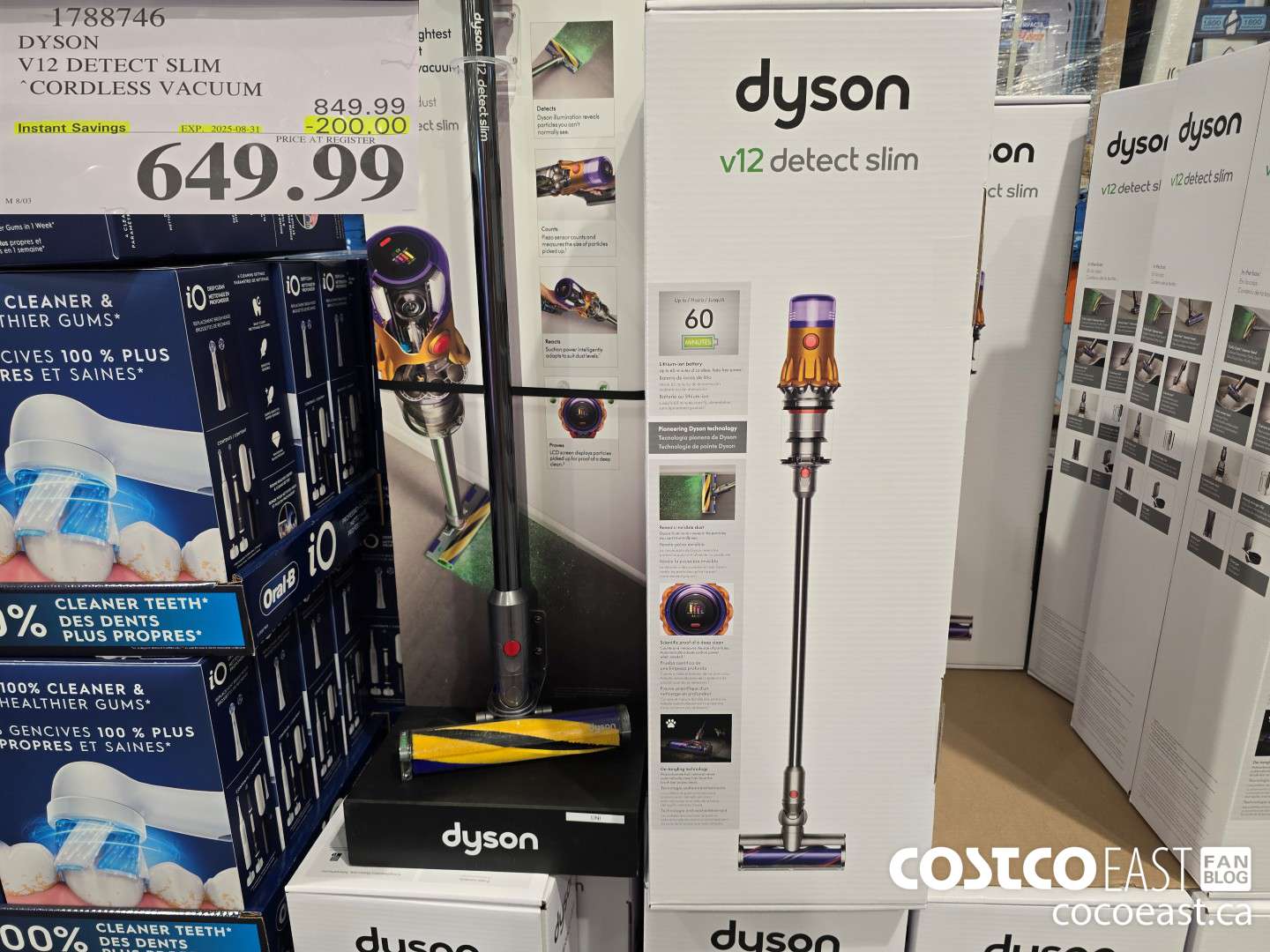 1788746 DYSON V12 DETECT SLIM CORDLESS VACUUM ($200.00 INSTANT SAVINGS EXPIRES ON 2025-08-31) $649.99