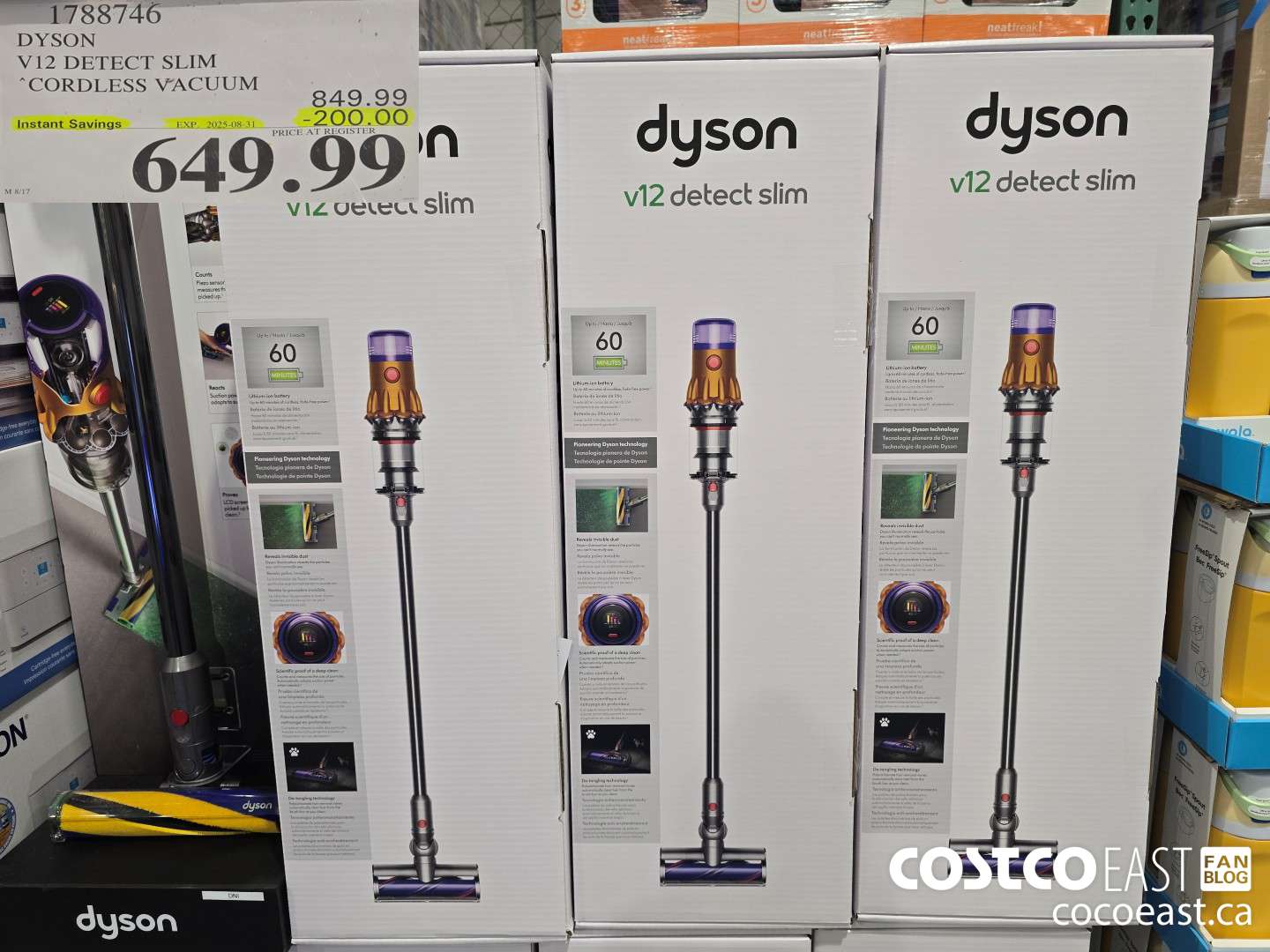 1788746 DYSON V12 DETECT SLIM CORDLESS VACUUM ($200.00 INSTANT SAVINGS EXPIRES ON 2025-08-31) $649.99