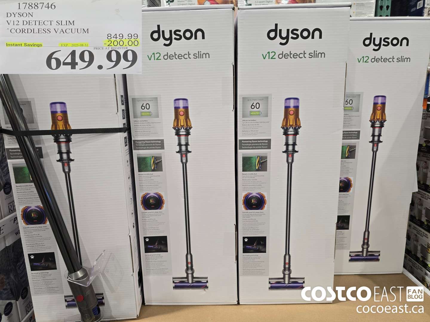 1788746 DYSON V12 DETECT SLIM CORDLESS VACUUM ($200.00 INSTANT SAVINGS EXPIRES ON 2025-08-31) $649.99