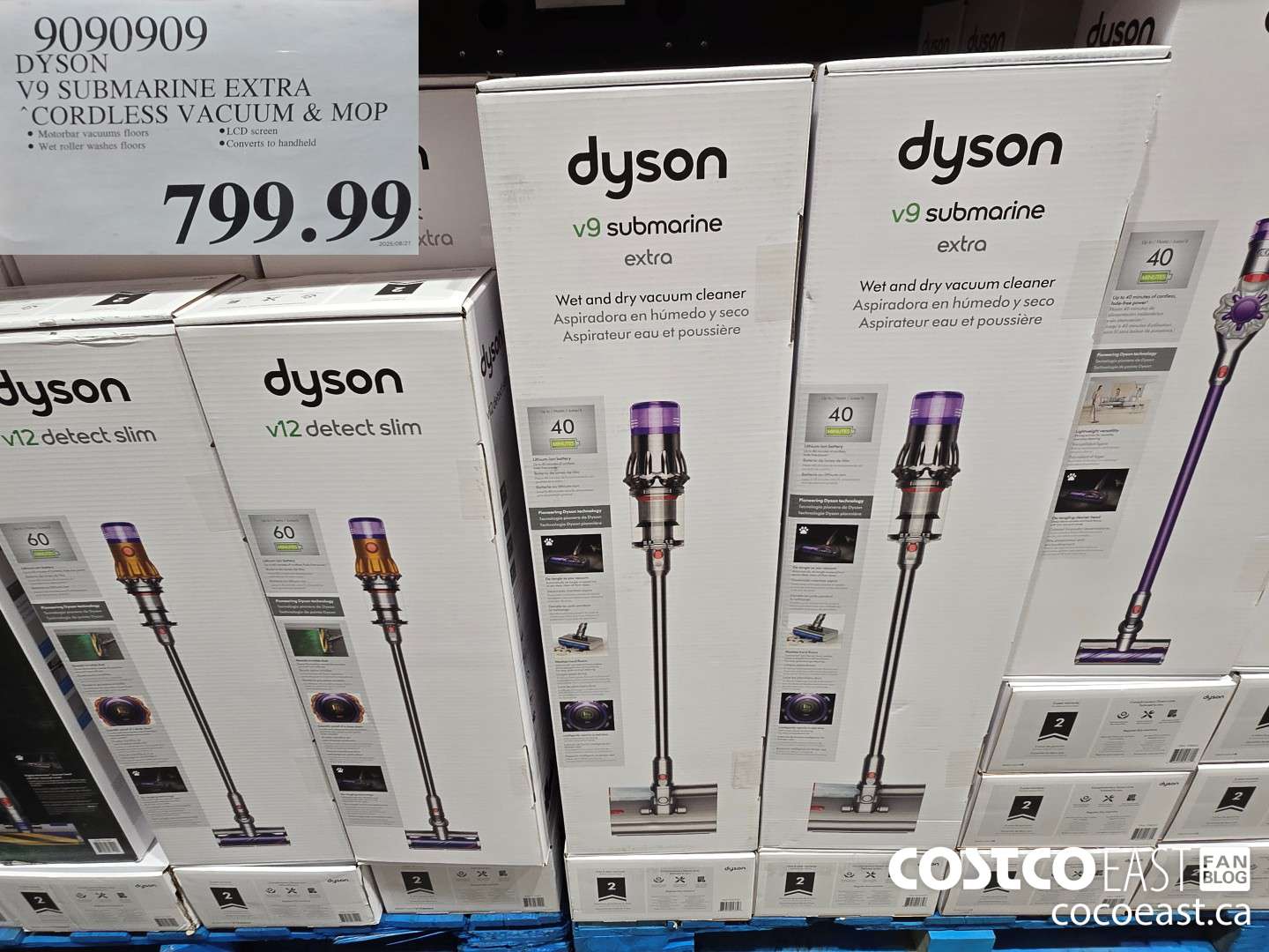9090909 DYSON V9 SUBMARINE EXTRA CORDLESS VACUUM & MOP $799.99