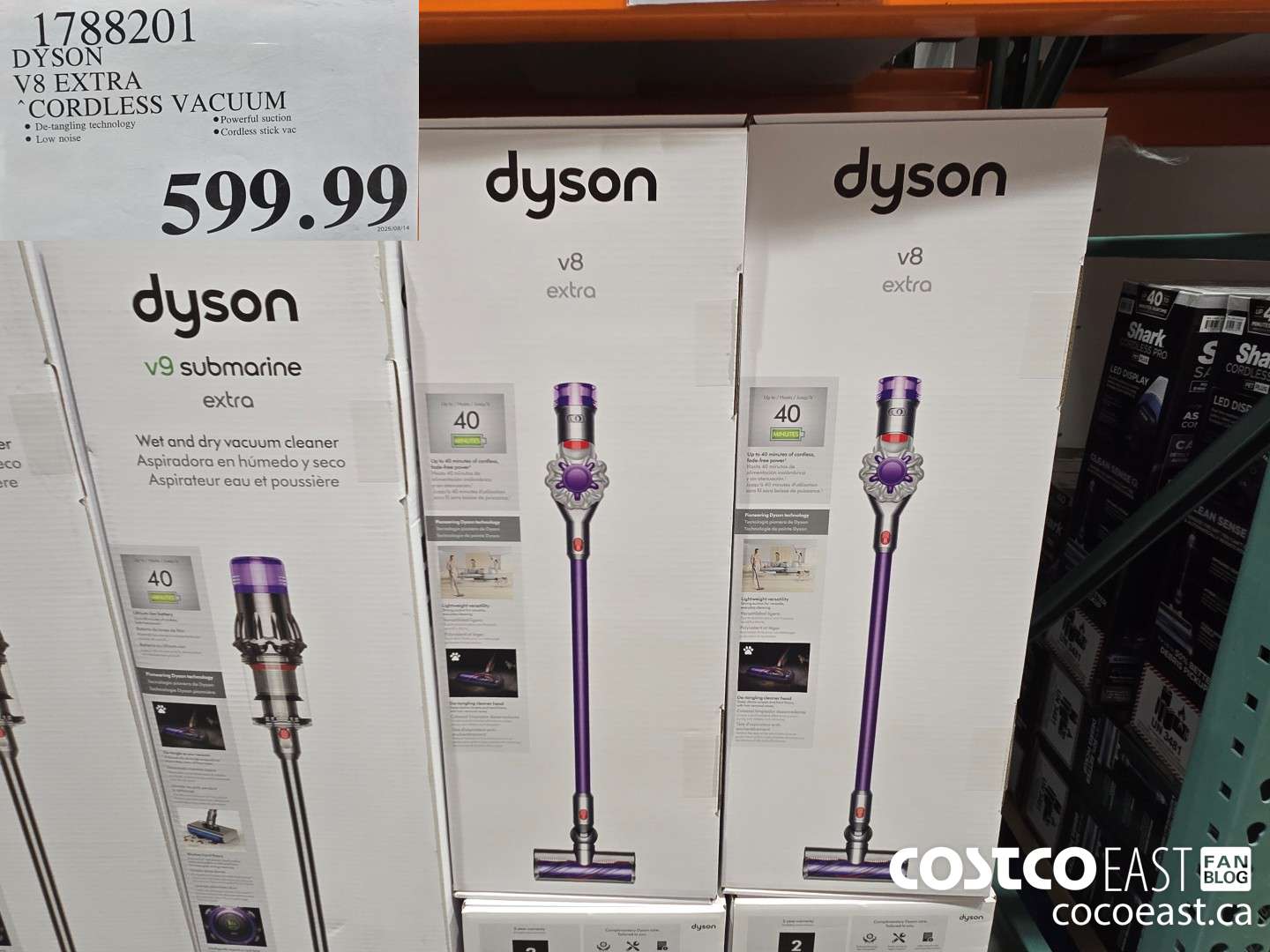 1788201 Dyson V8 EXTRA CORDLESS VACUUM $599.99
