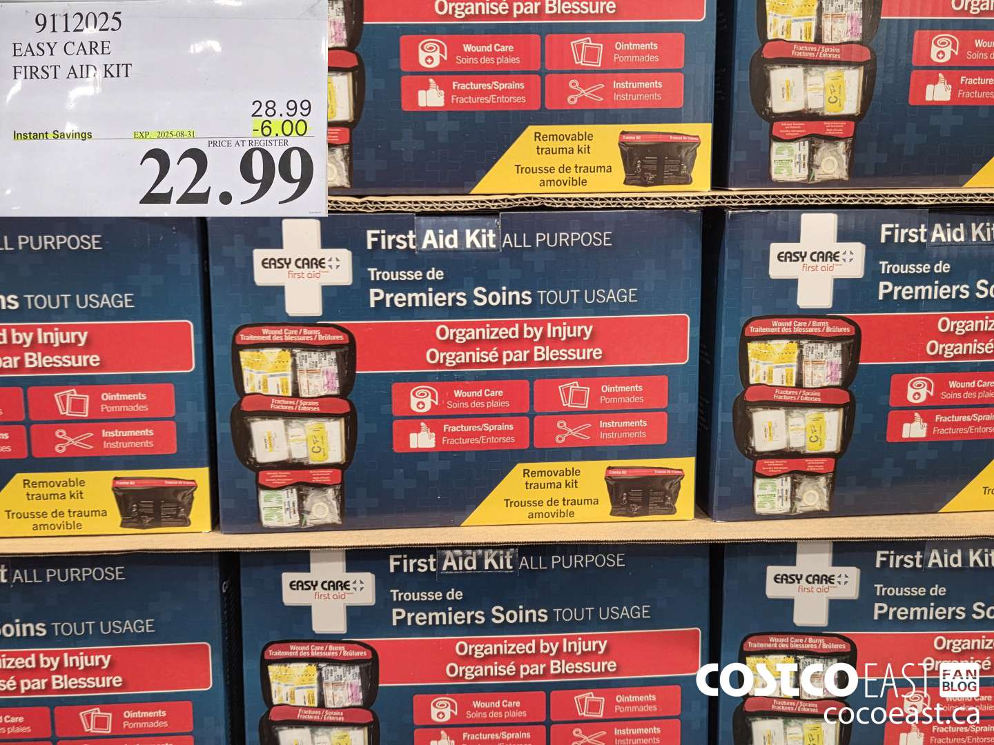 9112025 EASY CARE FIRST AID KIT ($6.00 INSTANT SAVINGS EXPIRES ON 2025-08-03) $22.99