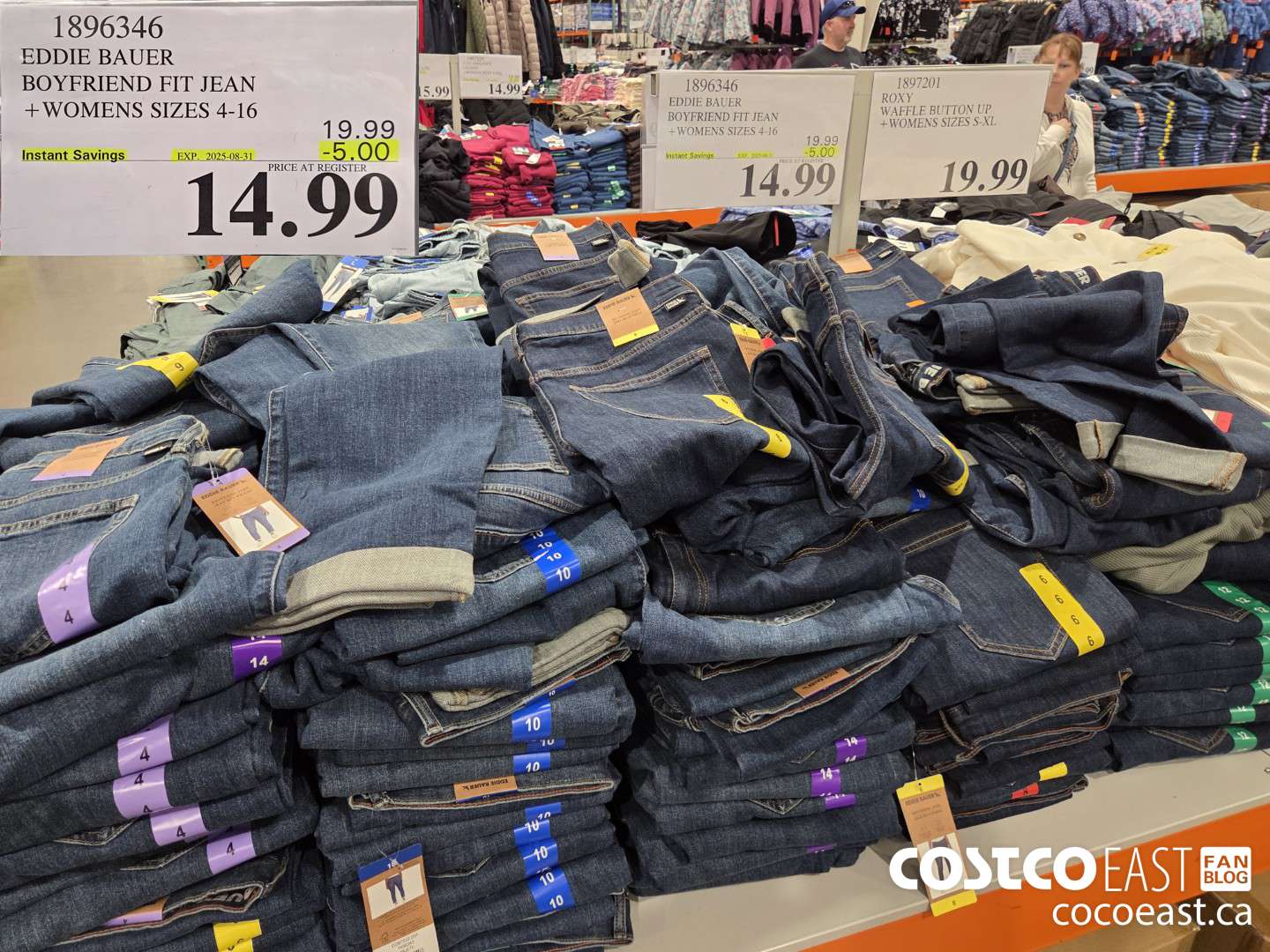 1896346 EDDIE BAUER BOYFRIEND FIT JEAN +WOMENS SIZES 4-16 ($5.00 INSTANT SAVINGS EXPIRES ON 2025-08-31) $14.99