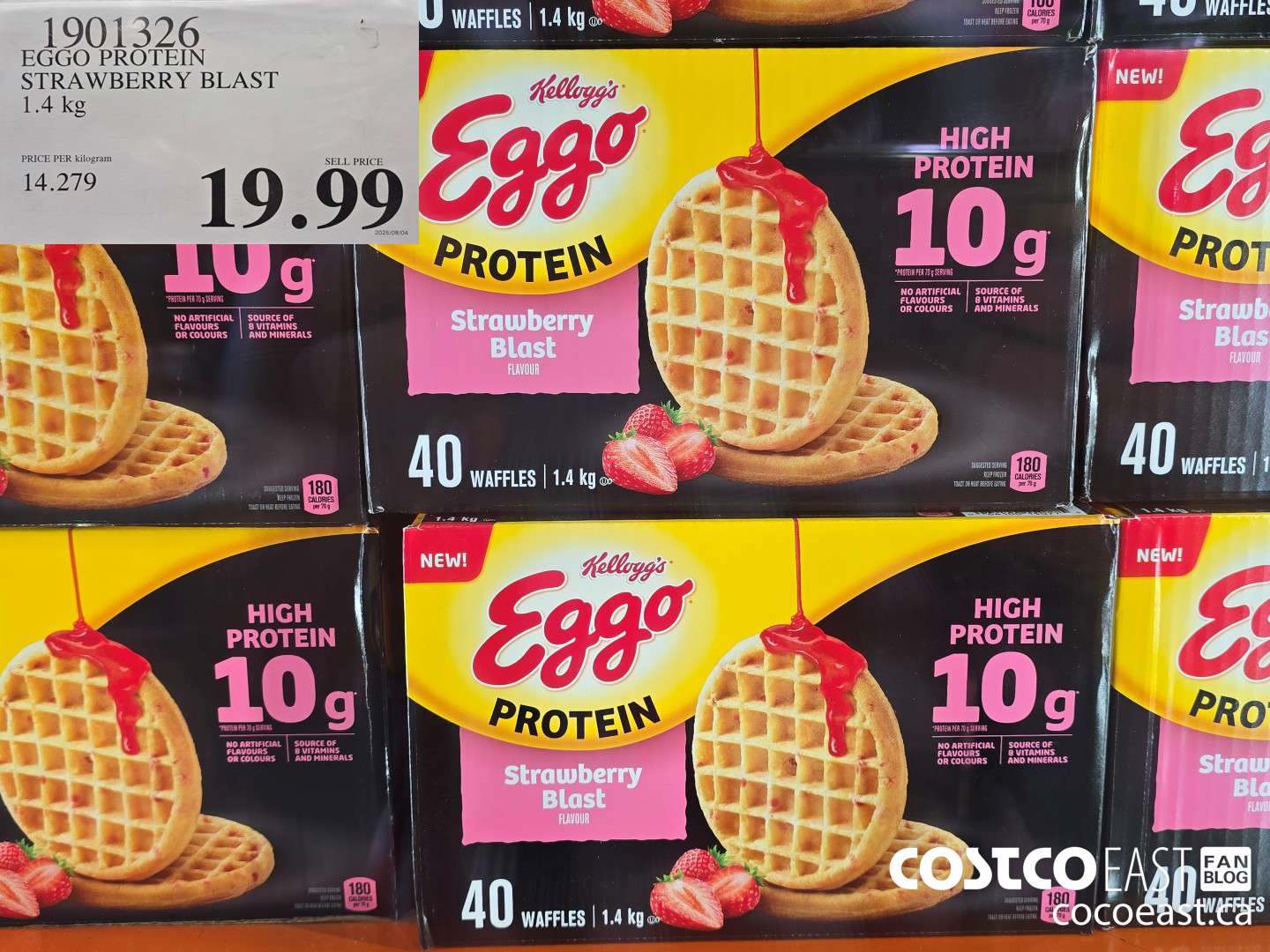 1901326 EGGO PROTEIN STRAWBERRY BLAST 1.4 KG $19.99