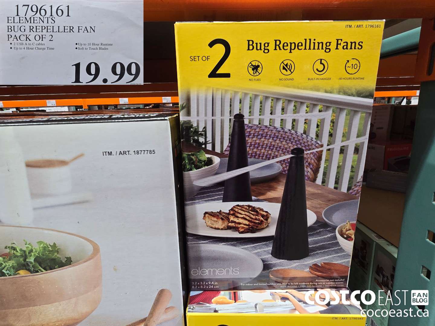 1796161 ELEMENTS BUG REPELLER FAN PACK OF 2 $19.99