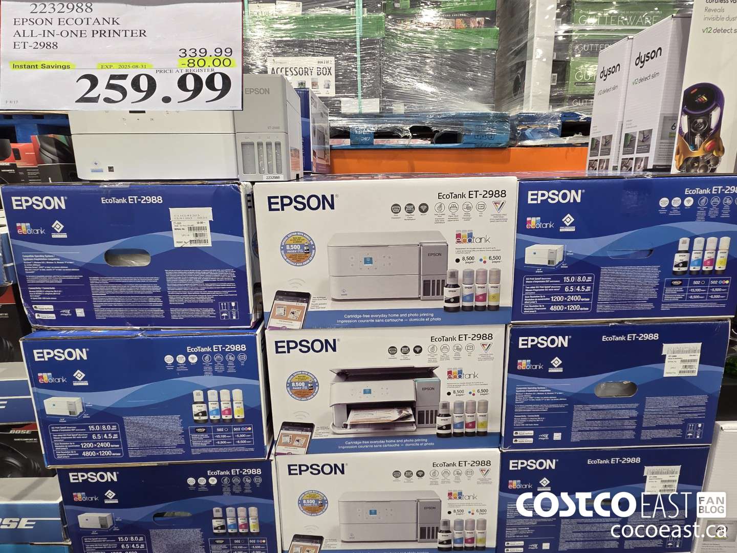 2232988 EPSON ET-2988 ALL IN ONE PRINTER EXTRA BLACK INK BOTTLE ($80.00 INSTANT SAVINGS EXPIRES ON 2025-08-31) $259.99