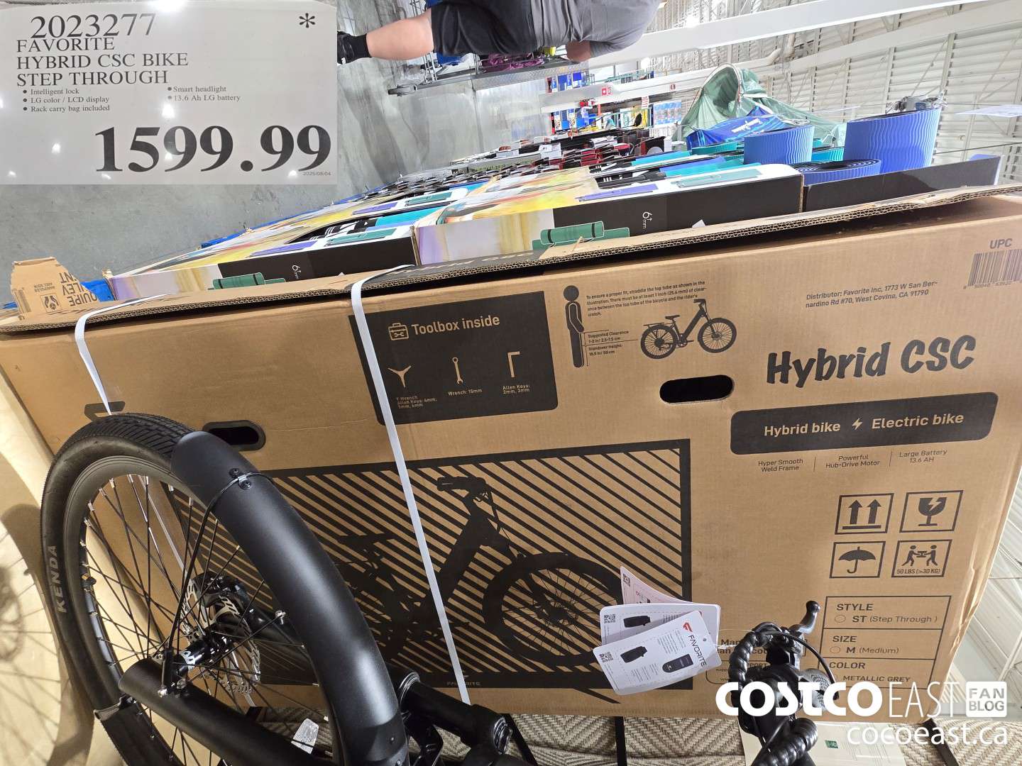 2023277 FAVORITE HYBRID CSC BIKE STEP THROUGH $1599.99