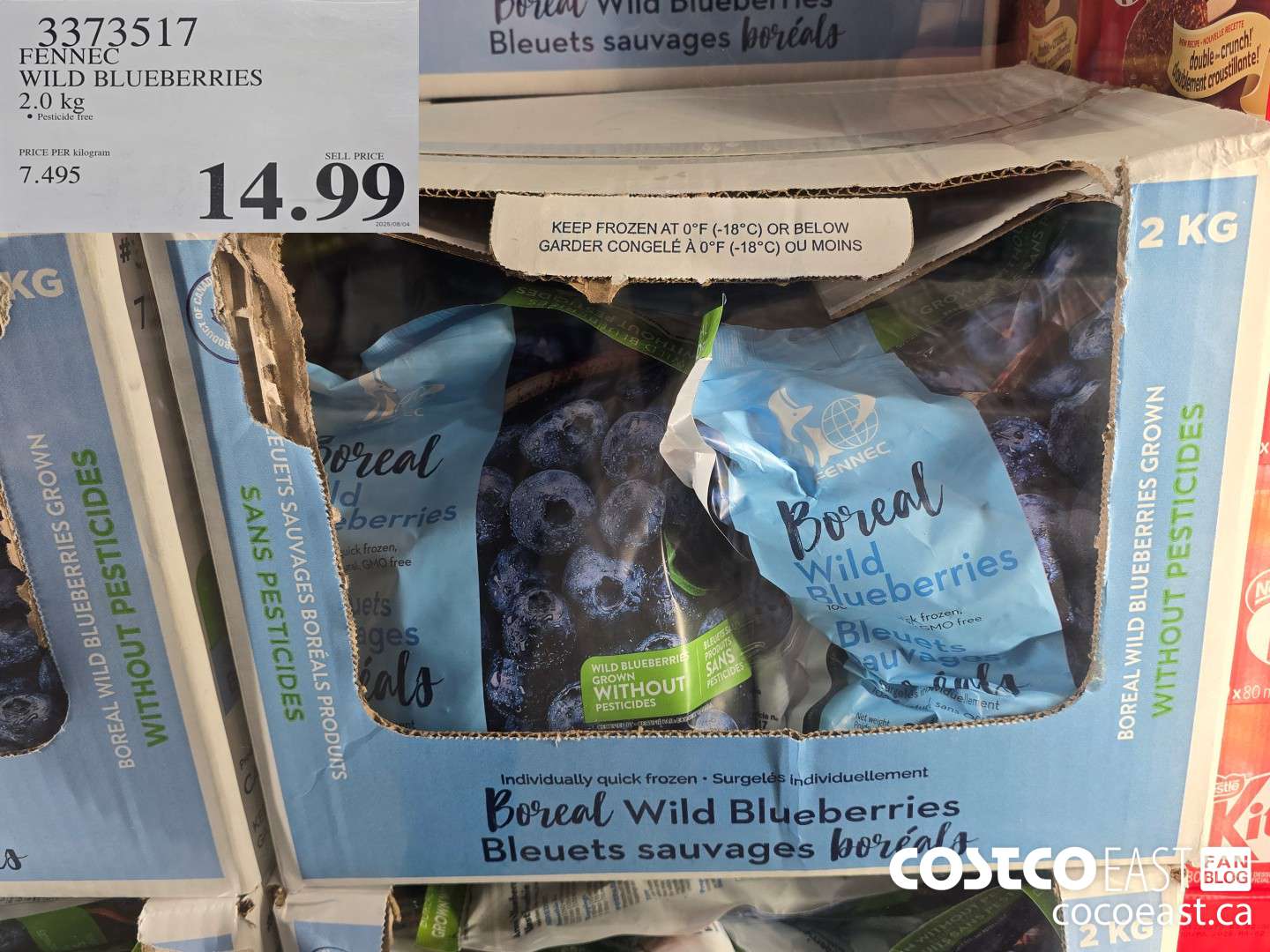 3373517 FENNEC WILD BLUEBERRIES 2.0 kg $14.99