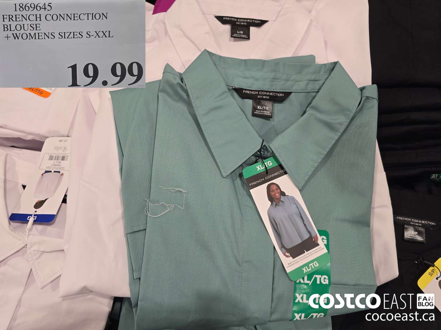 1869645 FRENCH CONNECTION BLOUSE +WOMENS SIZES S-XXL $19.99