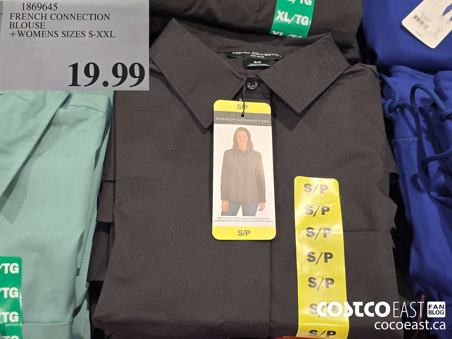 1869645 FRENCH CONNECTION BLOUSE +WOMENS SIZES S-XXL $19.99