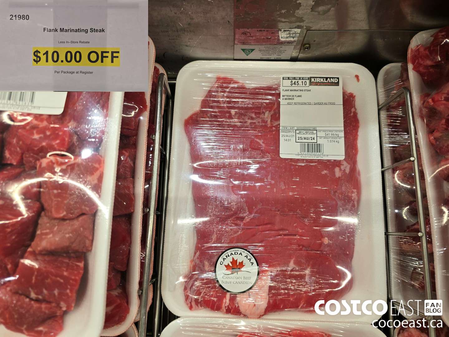 21980 Flank Marinating Steak ($10.00 INSTANT SAVINGS)