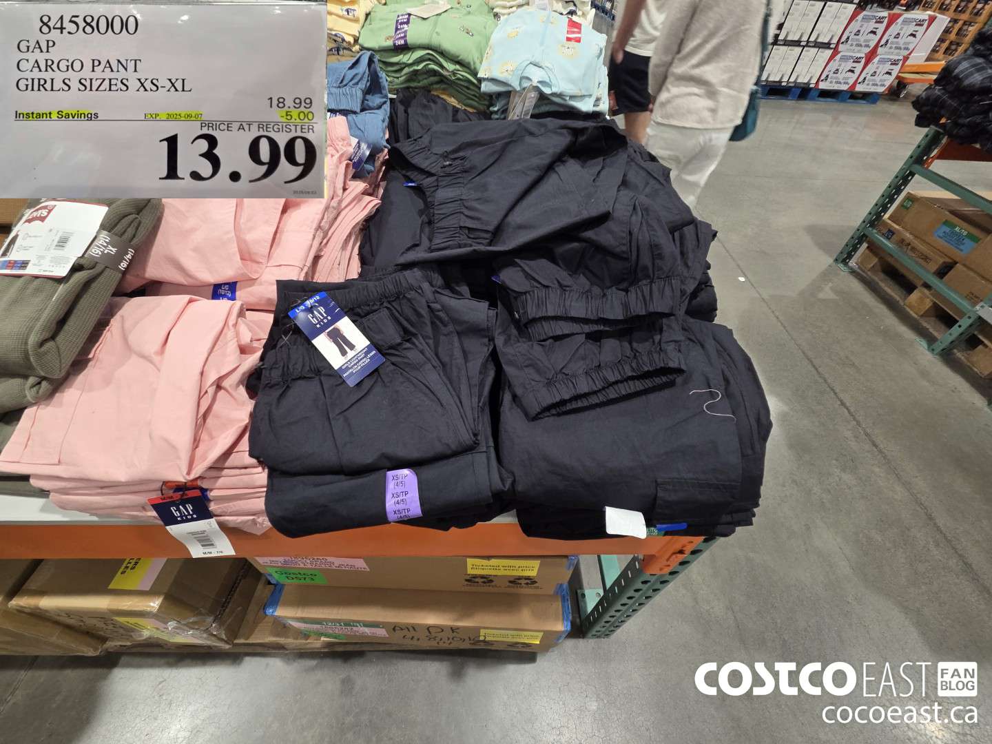 8458000 GAP CARGO PANT GIRLS SIZES XS-XL ($5.00 INSTANT SAVINGS EXPIRES ON 2025-09-07) $13.99