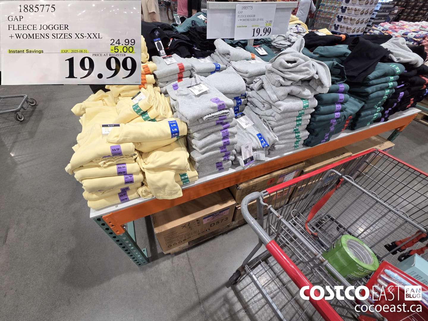 1885775 GAP FLEECE JOGGER +WOMENS SIZES XS-XXL ($5.00 INSTANT SAVINGS EXPIRES ON 2025-08-31) $19.99