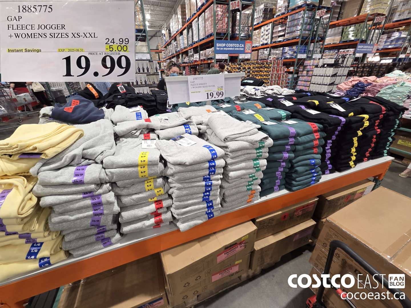 1885775 GAP FLEECE JOGGER +WOMENS SIZES XS-XXL ($5.00 INSTANT SAVINGS EXPIRES ON 2025-08-31) $19.99