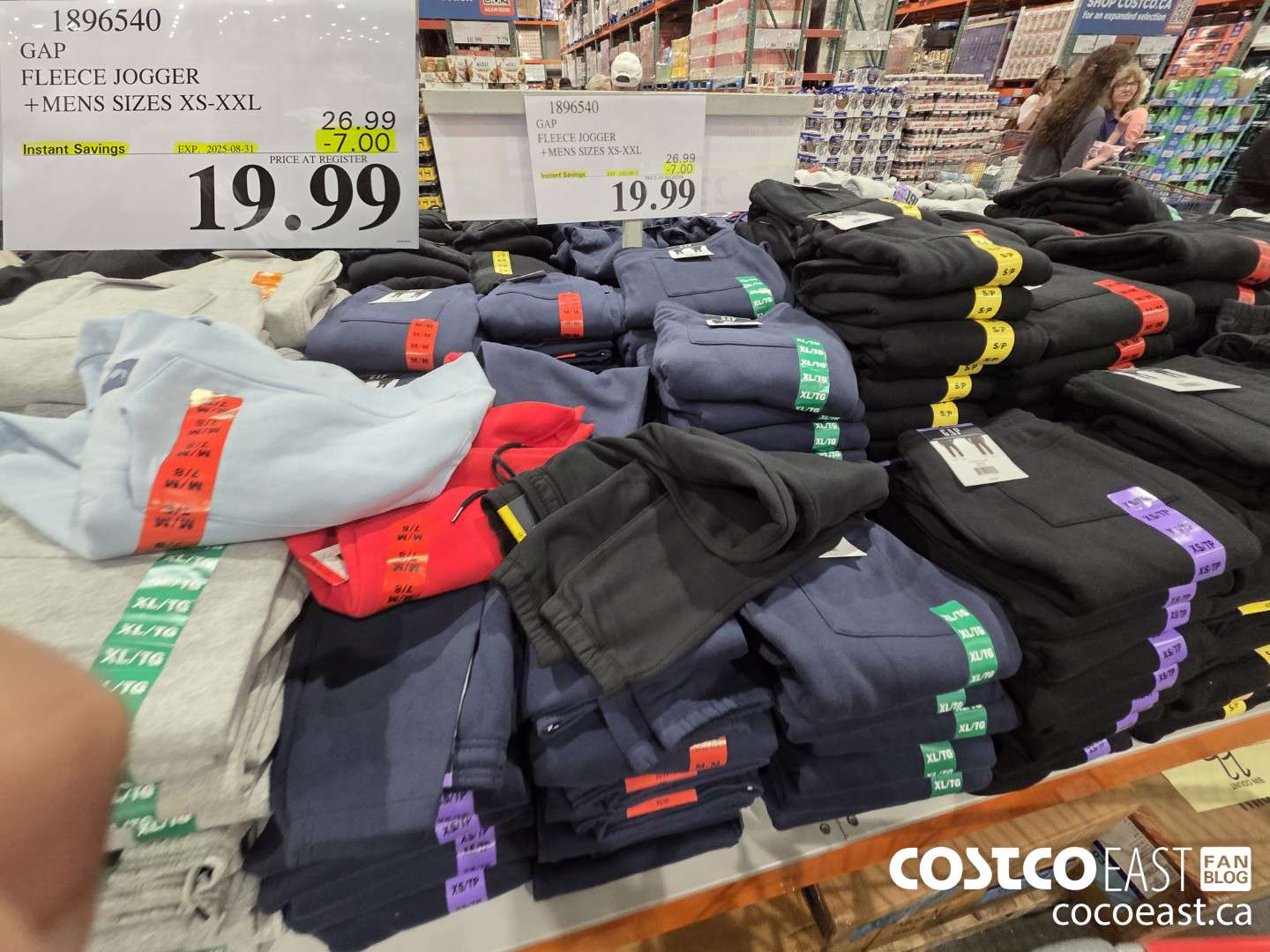 1896540 GAP FLEECE JOGGER + MENS SIZES XS-XXL ($7.00 INSTANT SAVINGS EXPIRES ON 2025-08-31) $19.99