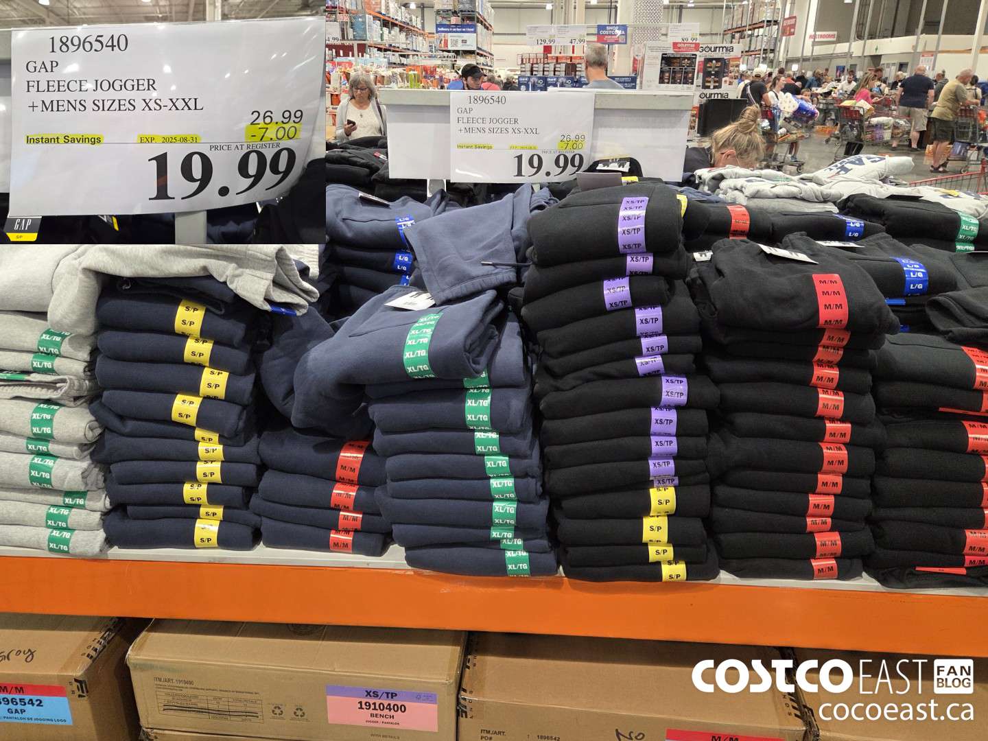 1896540 GAP FLEECE JOGGER + MENS SIZES XS-XXL ($7.00 INSTANT SAVINGS EXPIRES ON 2025-08-31) $19.99