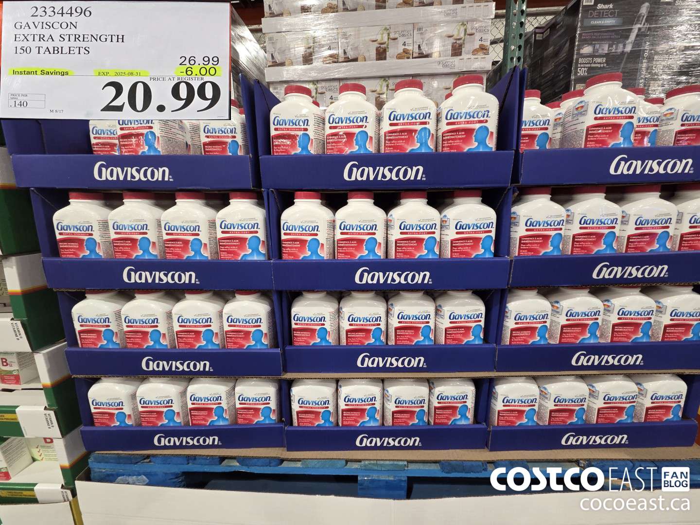 2334496 GAVISCON EXTRA STRENGTH 150 TABLETS ($6.00 INSTANT SAVINGS EXPIRES ON 2025-08-31) $20.99