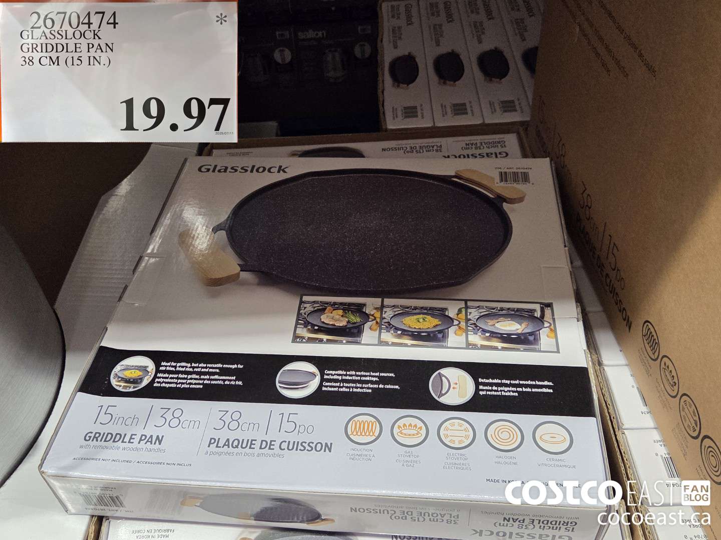 2670474 GLASSLOCK GRIDDLE PAN 38 CM (15 IN.) $19.97