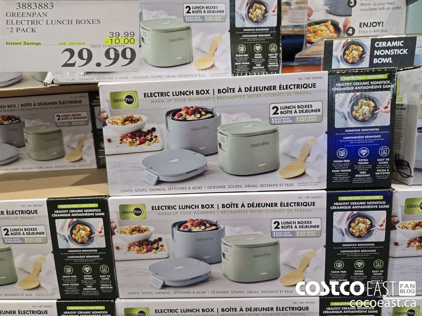 3883883 GREENPAN ELECTRIC LUNCH BOXES 2-PACK ($10.00 INSTANT SAVINGS EXPIRES ON 2025-09-01) $29.99