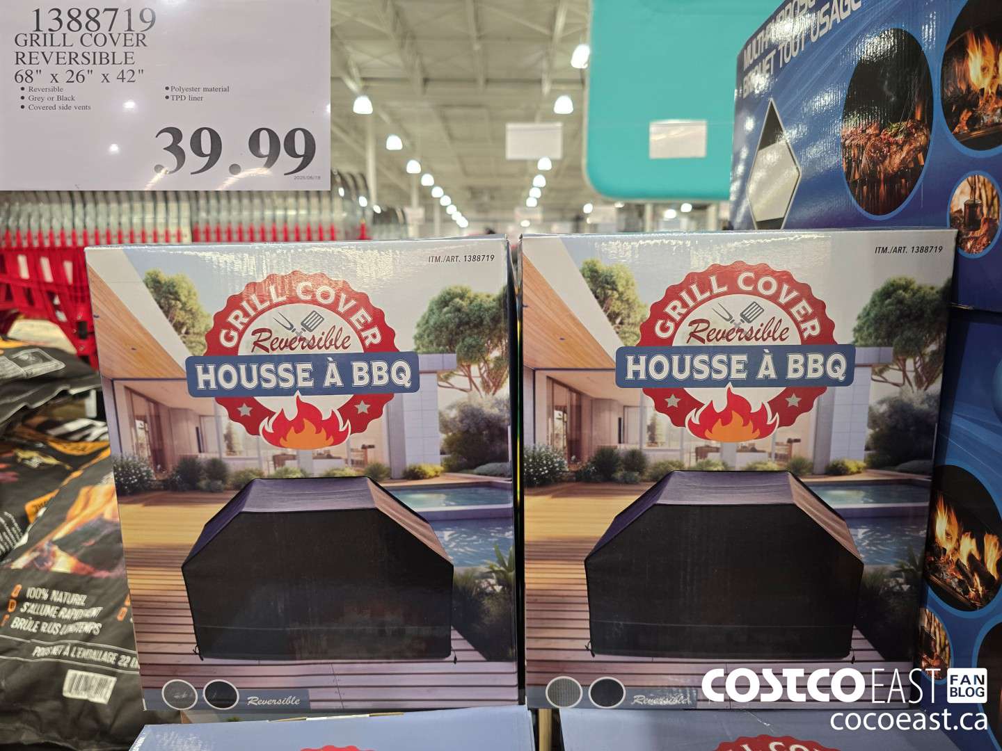 1388719 GRILL COVER REVERSIBLE 68