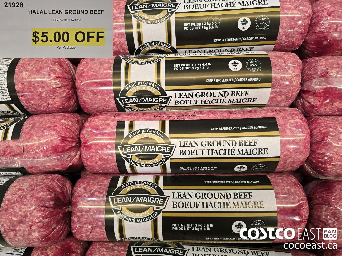 21928 HALAL LEAN GROUND BEEF $5.00