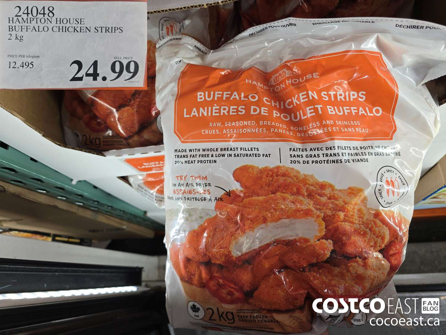 24048 HAMPTON HOUSE BUFFALO CHICKEN STRIPS 2 KG $24.99