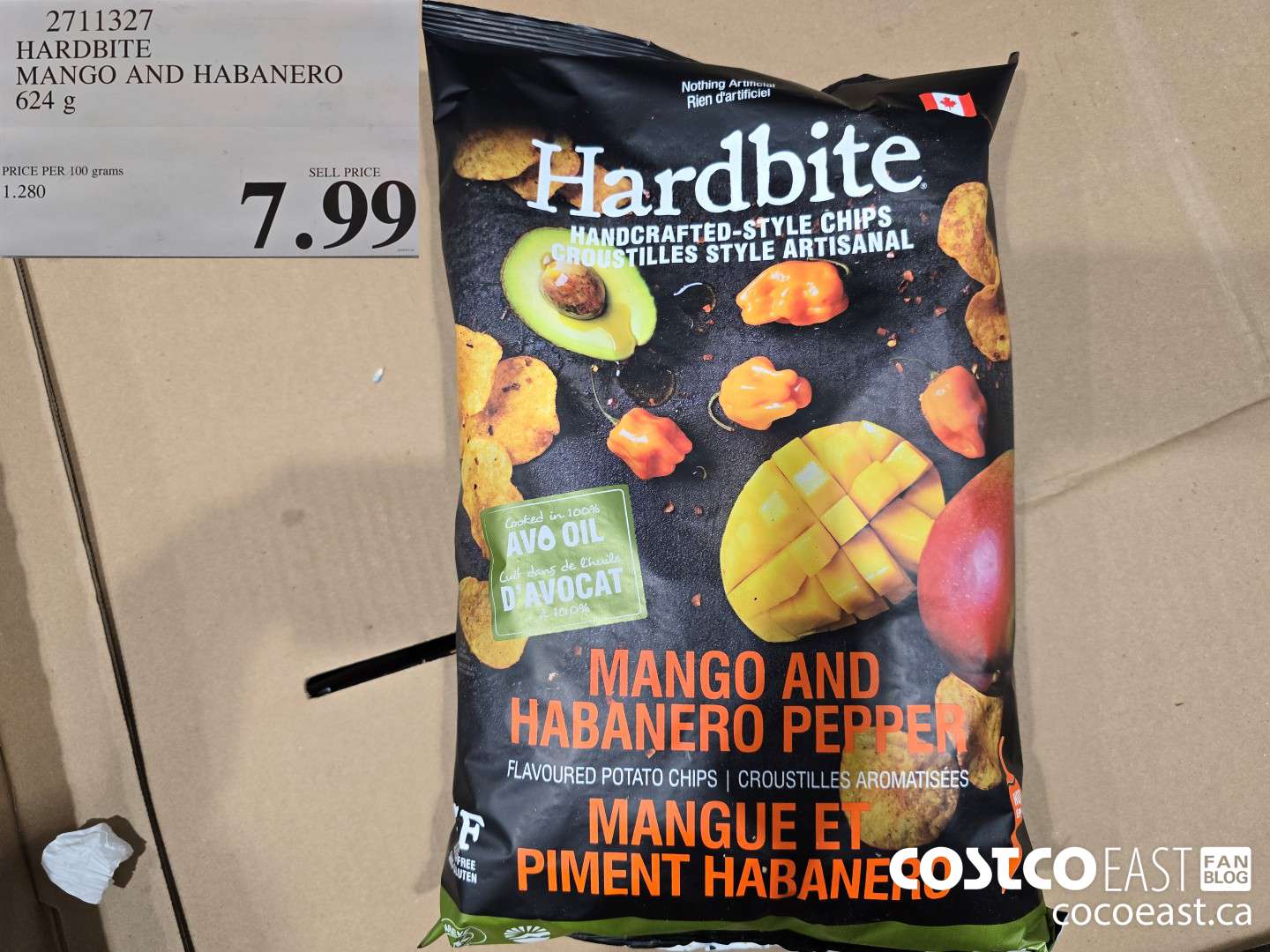 2711327 HARDBITE MANGO AND HABANERO 624 g $7.99