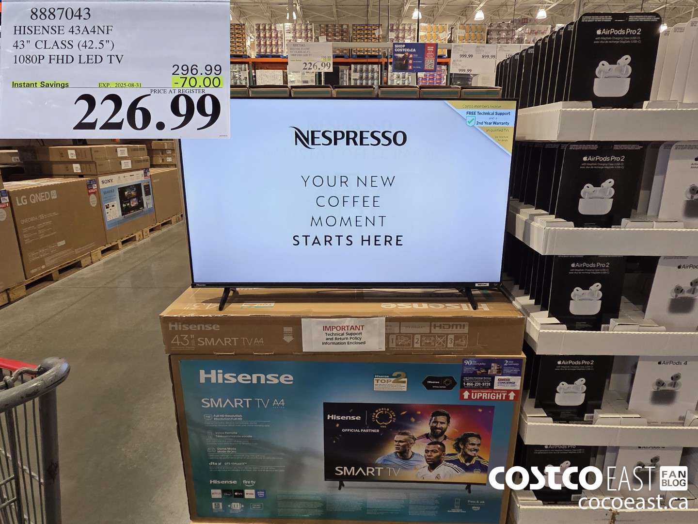 8887043 HISENSE 43A4NF 43